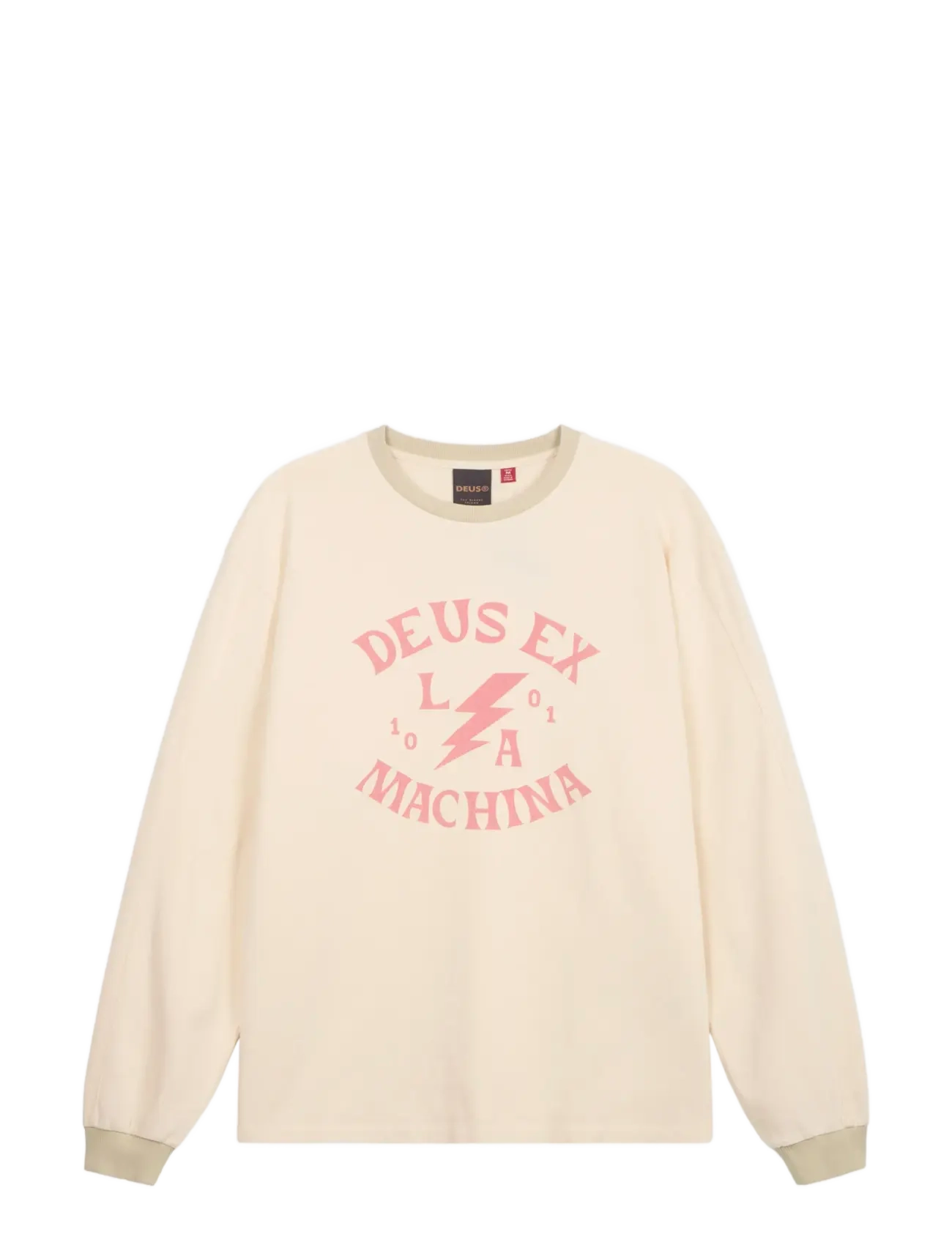 Deus Ex Machina Chinook Ls Tee - Deals - IVORY / cream
