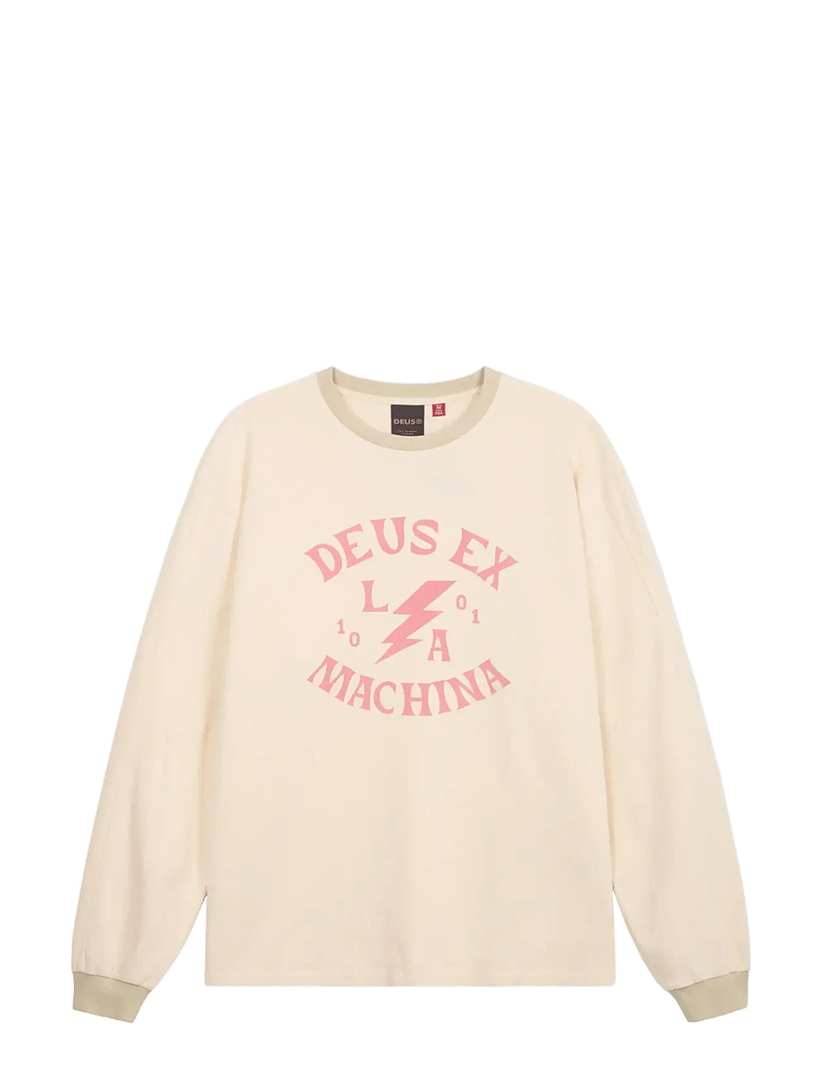 Deus Ex Machina - Chinook Ls Tee - pikkade varrukatega t-särgid - ivory - 0