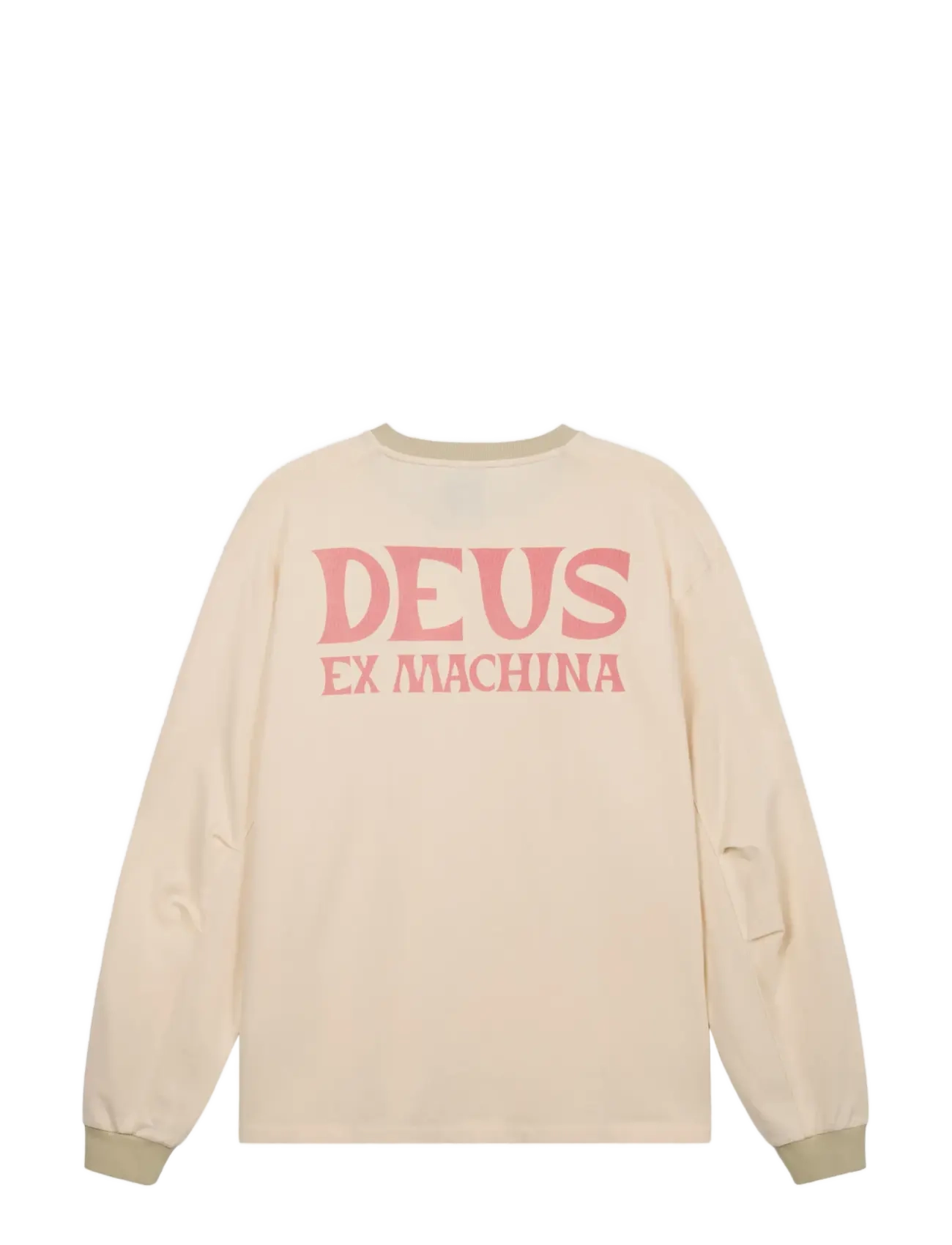 Deus Ex Machina - Chinook Ls Tee - långärmade t-shirts - ivory - 1