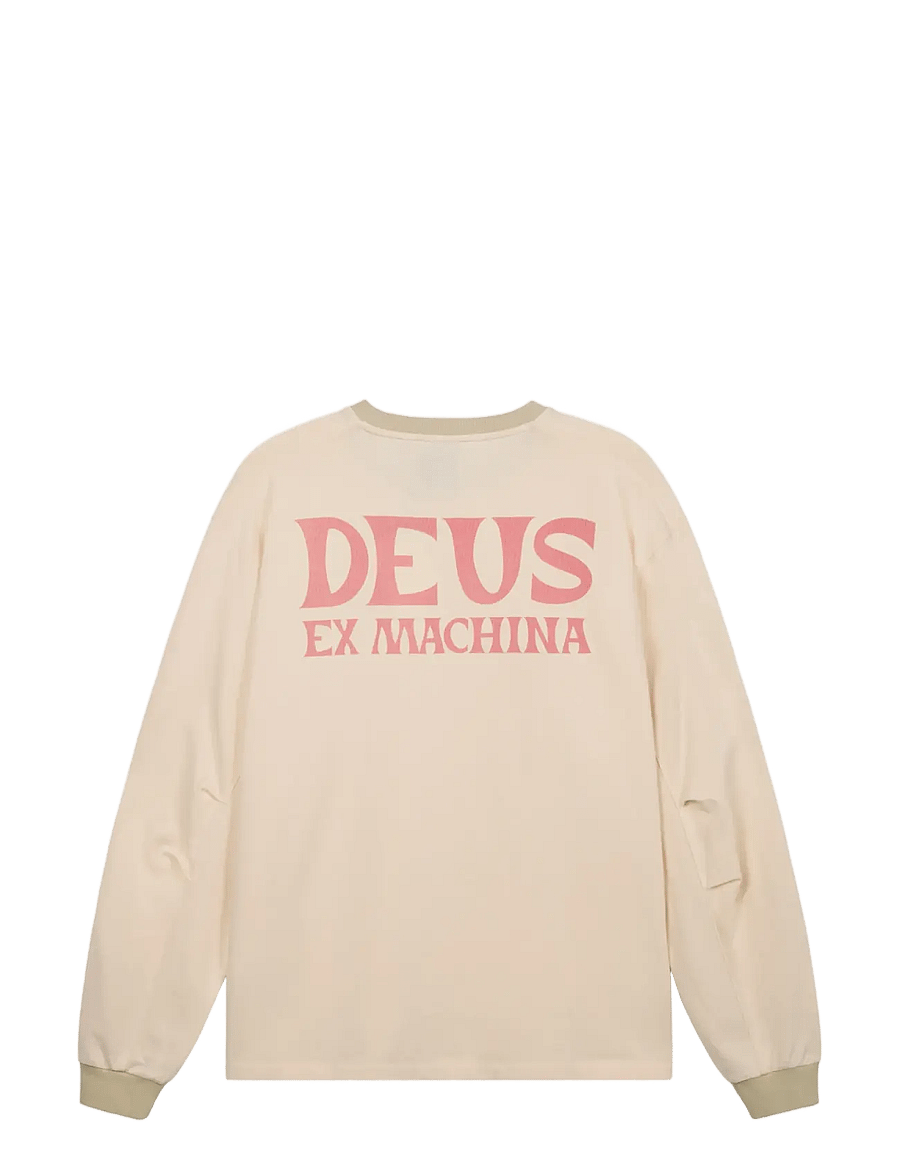 Deus Ex Machina - Chinook Ls Tee - pikkade varrukatega t-särgid - ivory - 1