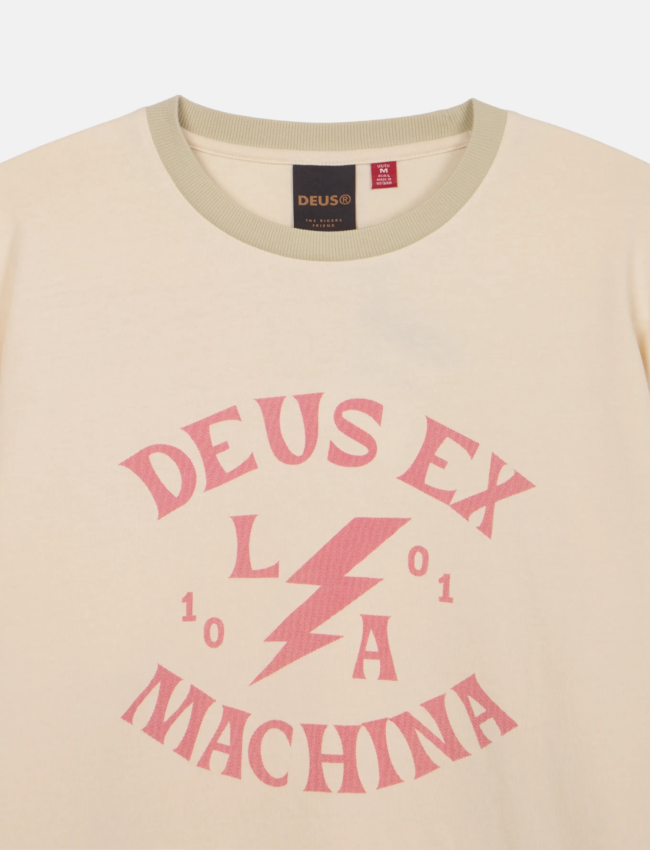 Deus Ex Machina - Chinook Ls Tee - långärmade t-shirts - ivory - 3
