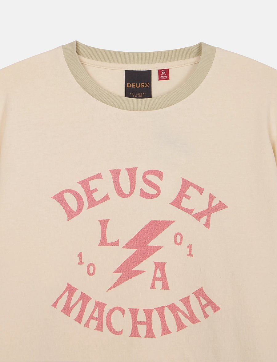 Deus Ex Machina - Chinook Ls Tee - pikkade varrukatega t-särgid - ivory - 3