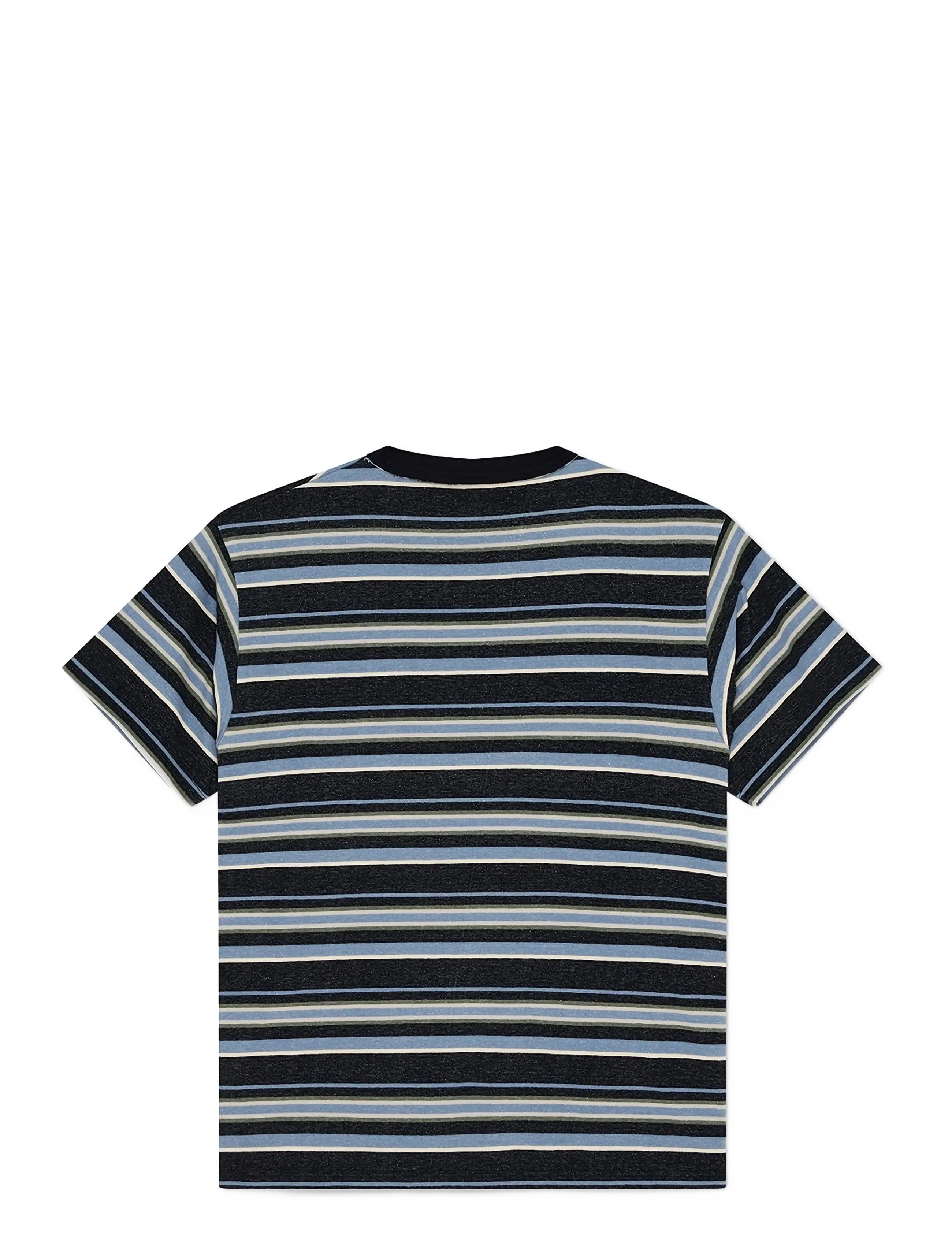 Deus Ex Machina - Forecourt Stripe Tee - kortärmade t-shirts - navy - 1
