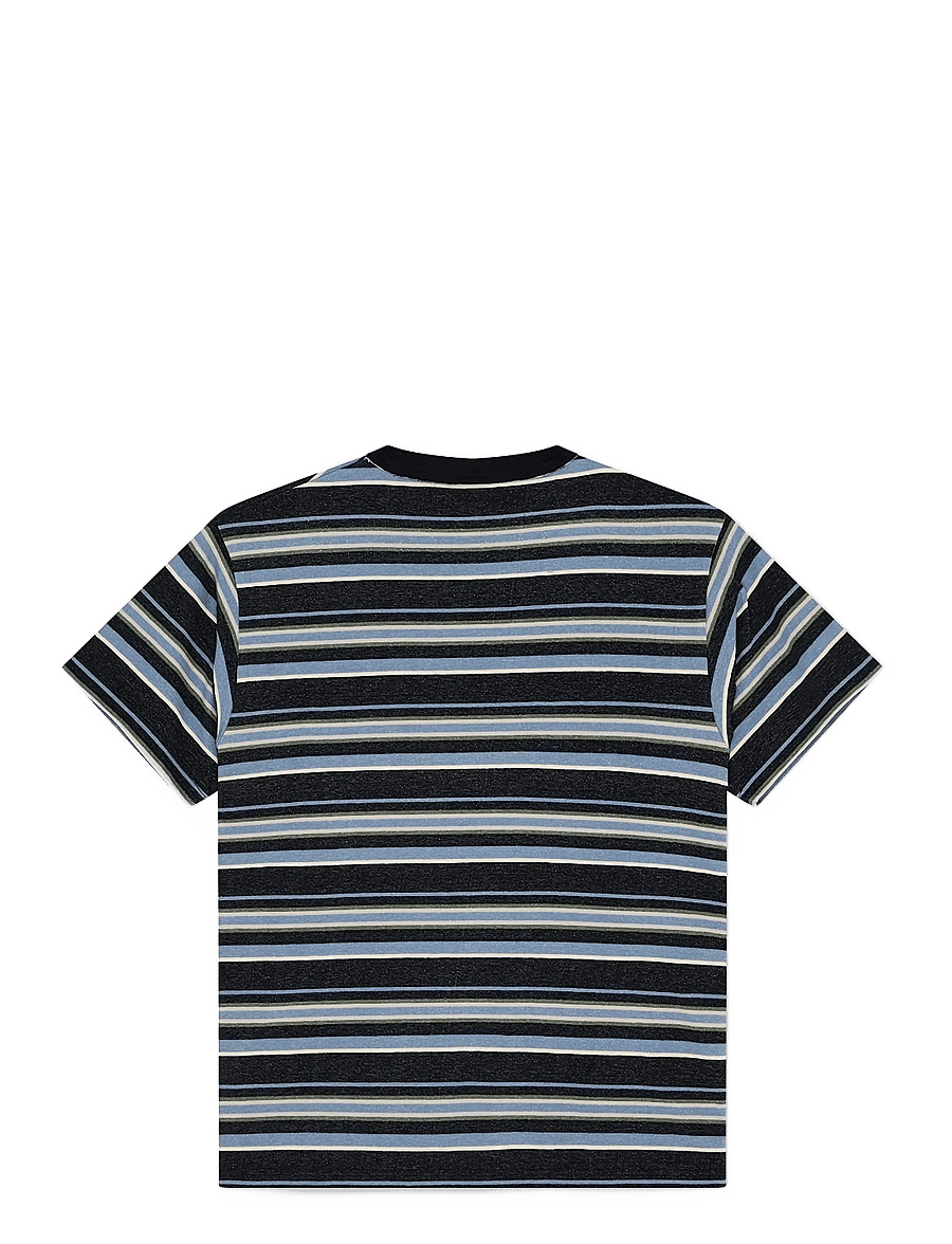 Deus Ex Machina - Forecourt Stripe Tee - lühikeste varrukatega t-särgid - navy - 1