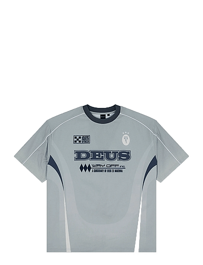 Deus Ex Machina Enduro Ss Moto Jersey - T-Shirts - GREY / grey