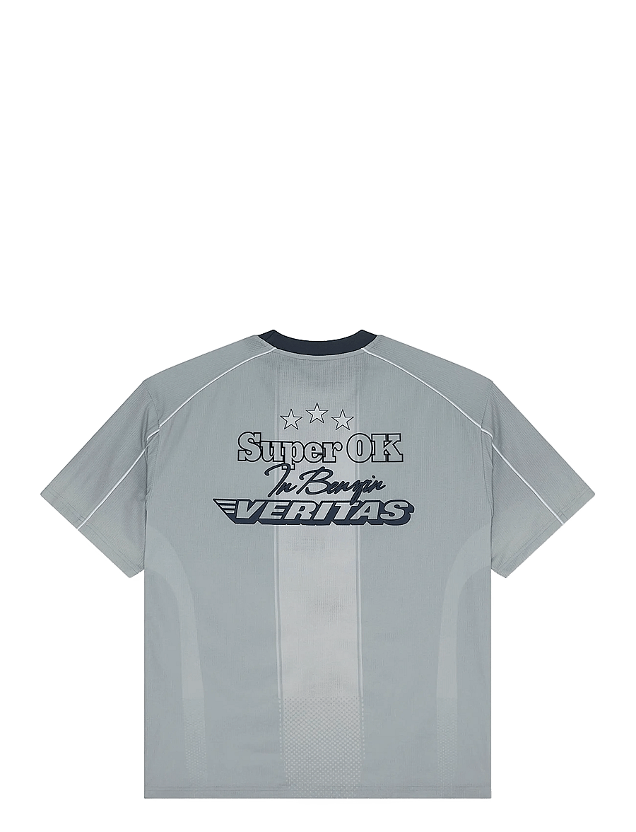 Deus Ex Machina - Enduro Ss Moto Jersey - t-shirts - grey - 1