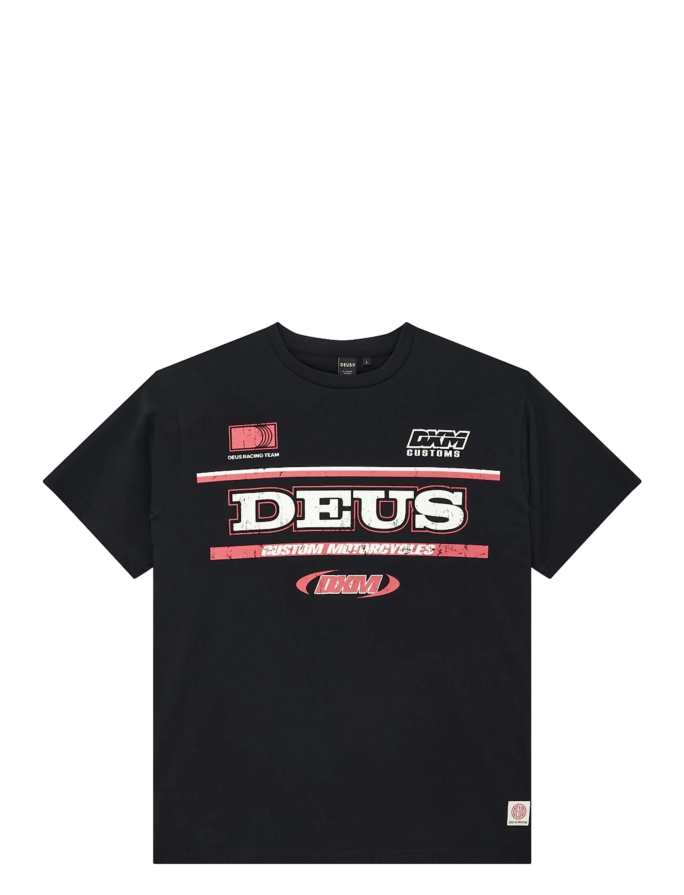 Deus Ex Machina Enduro Moto Tee - Kläder - BLACK / black