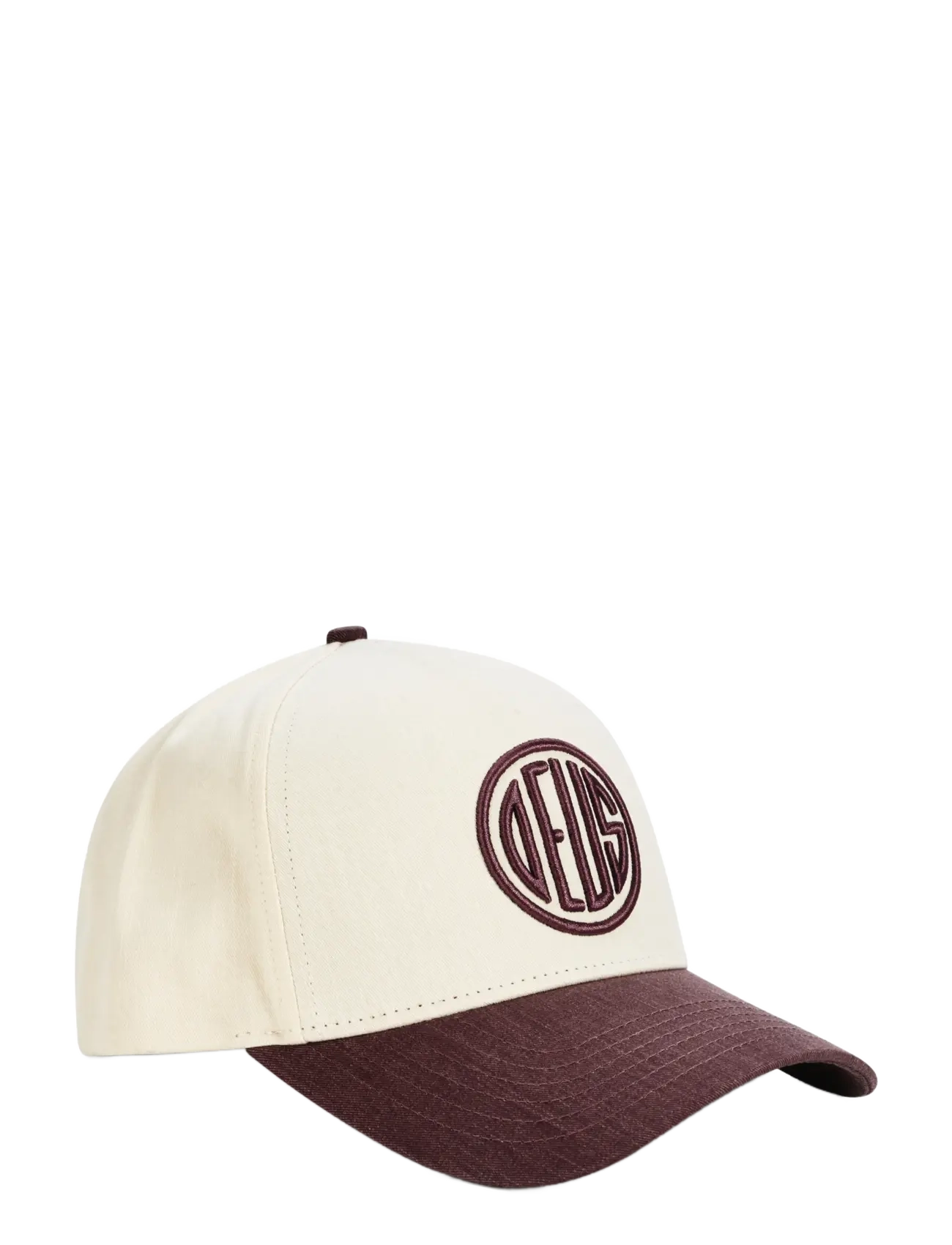 Deus Ex Machina Pill Deboss Cap - Streetwear - BURGUNDY / cream