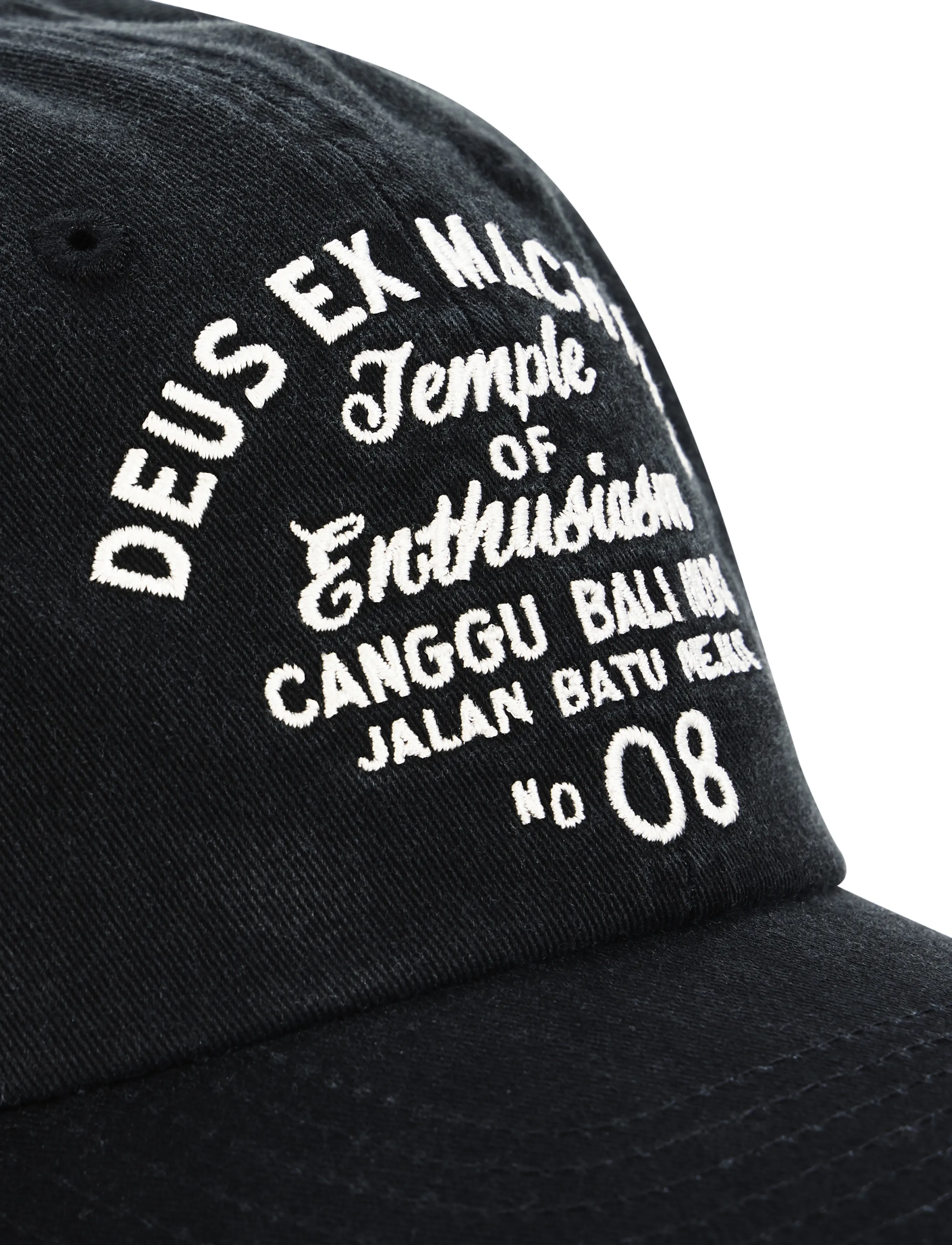 Deus Ex Machina - Canggu Sign Cap - kepsar - black - 2