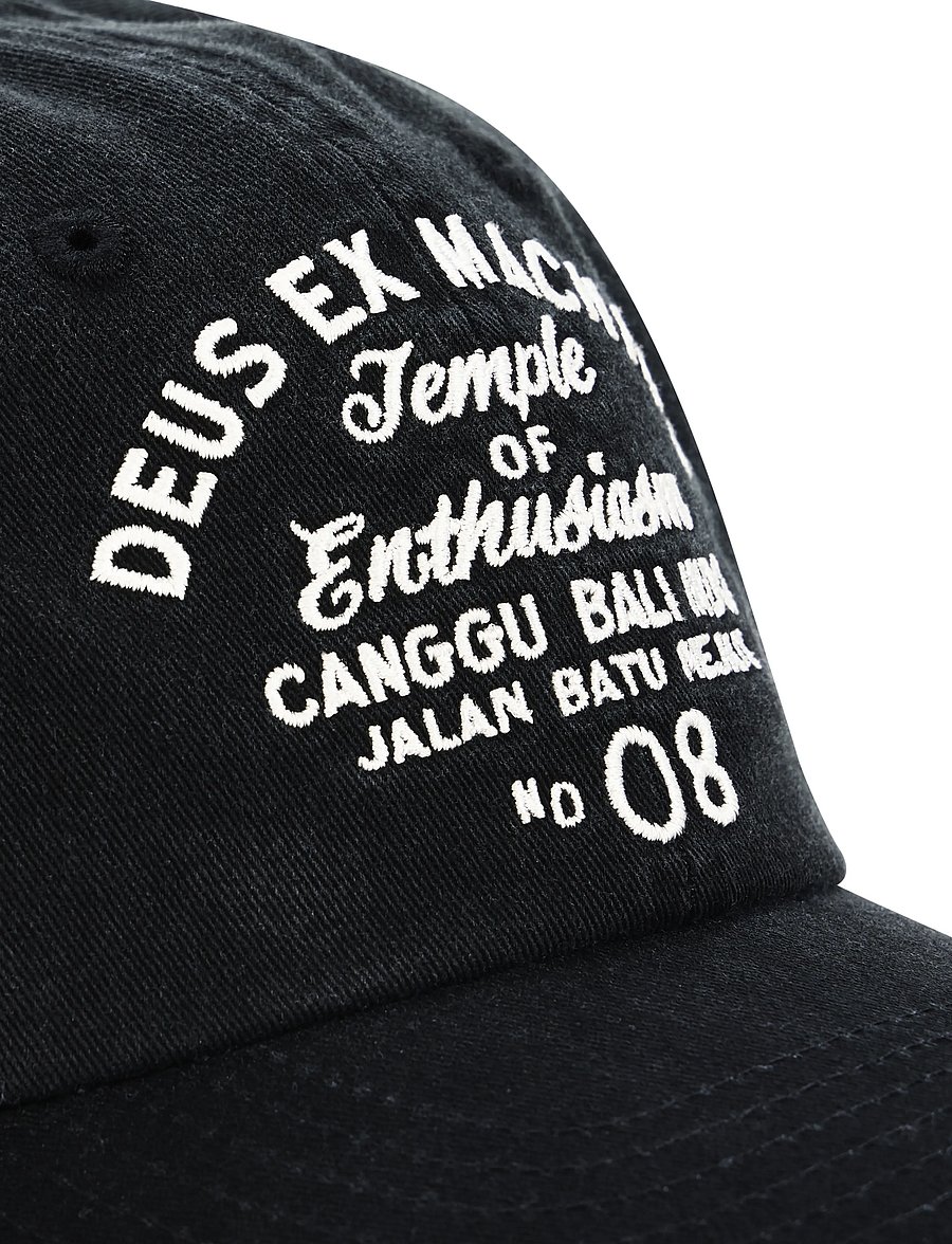 Deus Ex Machina - Canggu Sign Cap - kepsar - black - 2