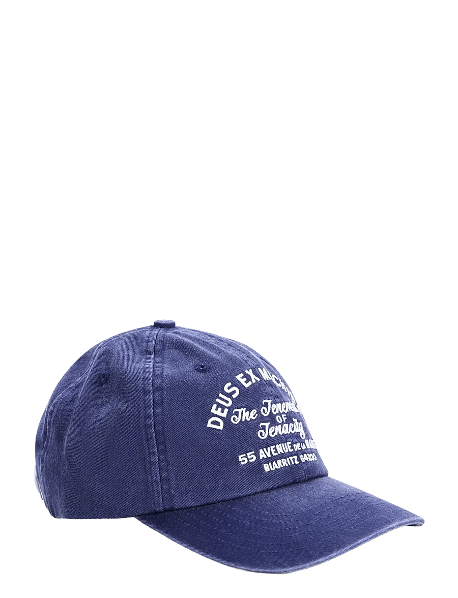 Deus Ex Machina - Biarritz Sign Cap - kepsar - mechanic blue - 0