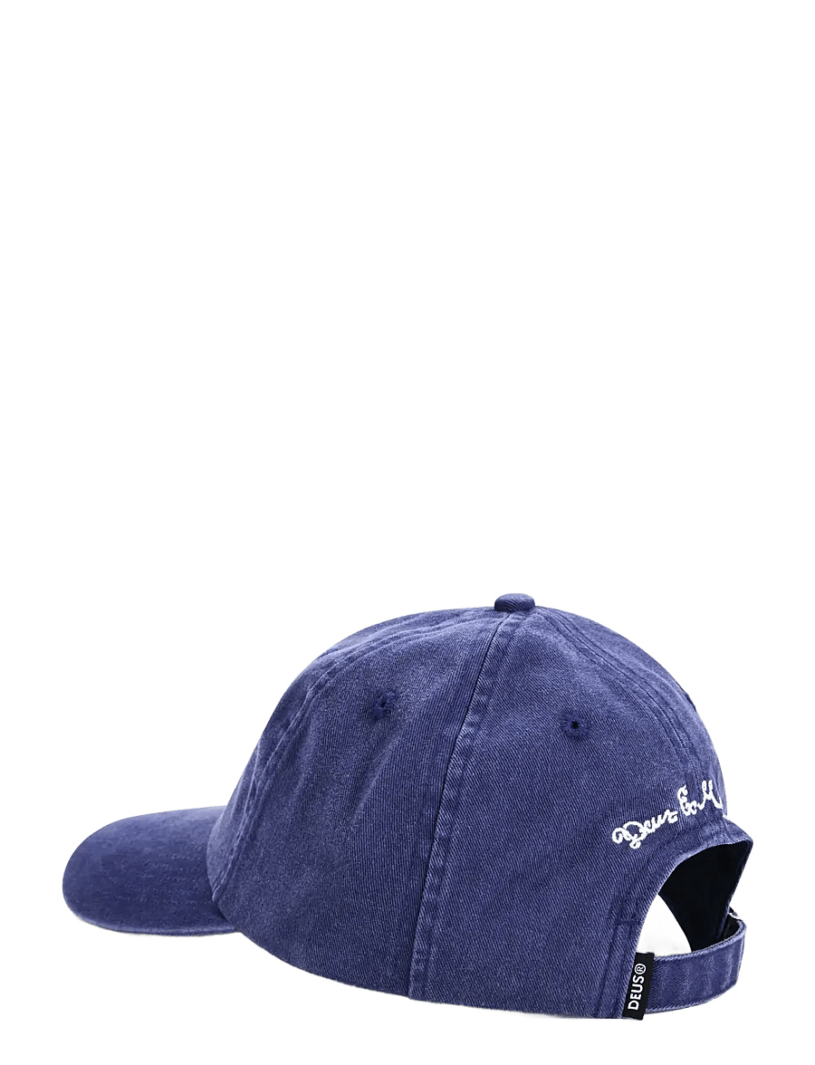 Deus Ex Machina - Biarritz Sign Cap - kepsar - mechanic blue - 1