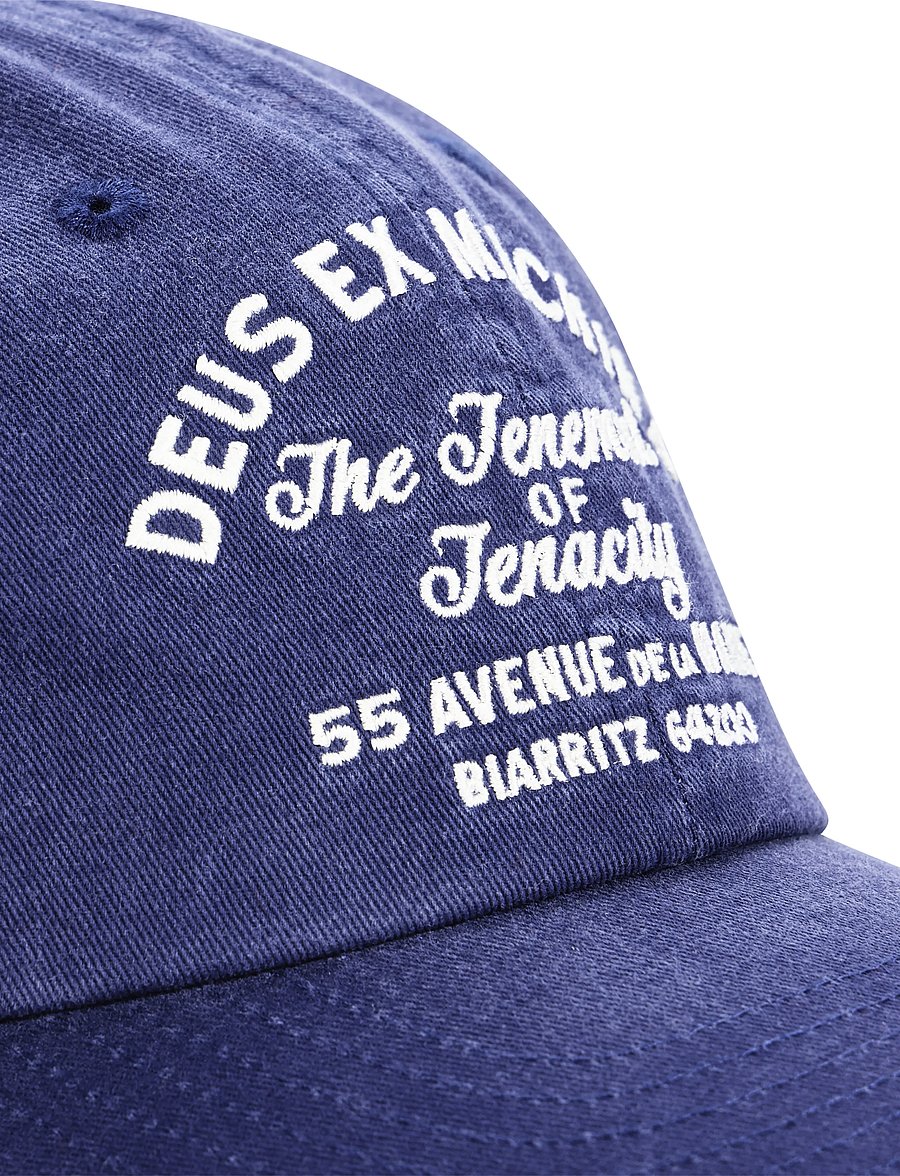 Deus Ex Machina - Biarritz Sign Cap - kepsar - mechanic blue - 2