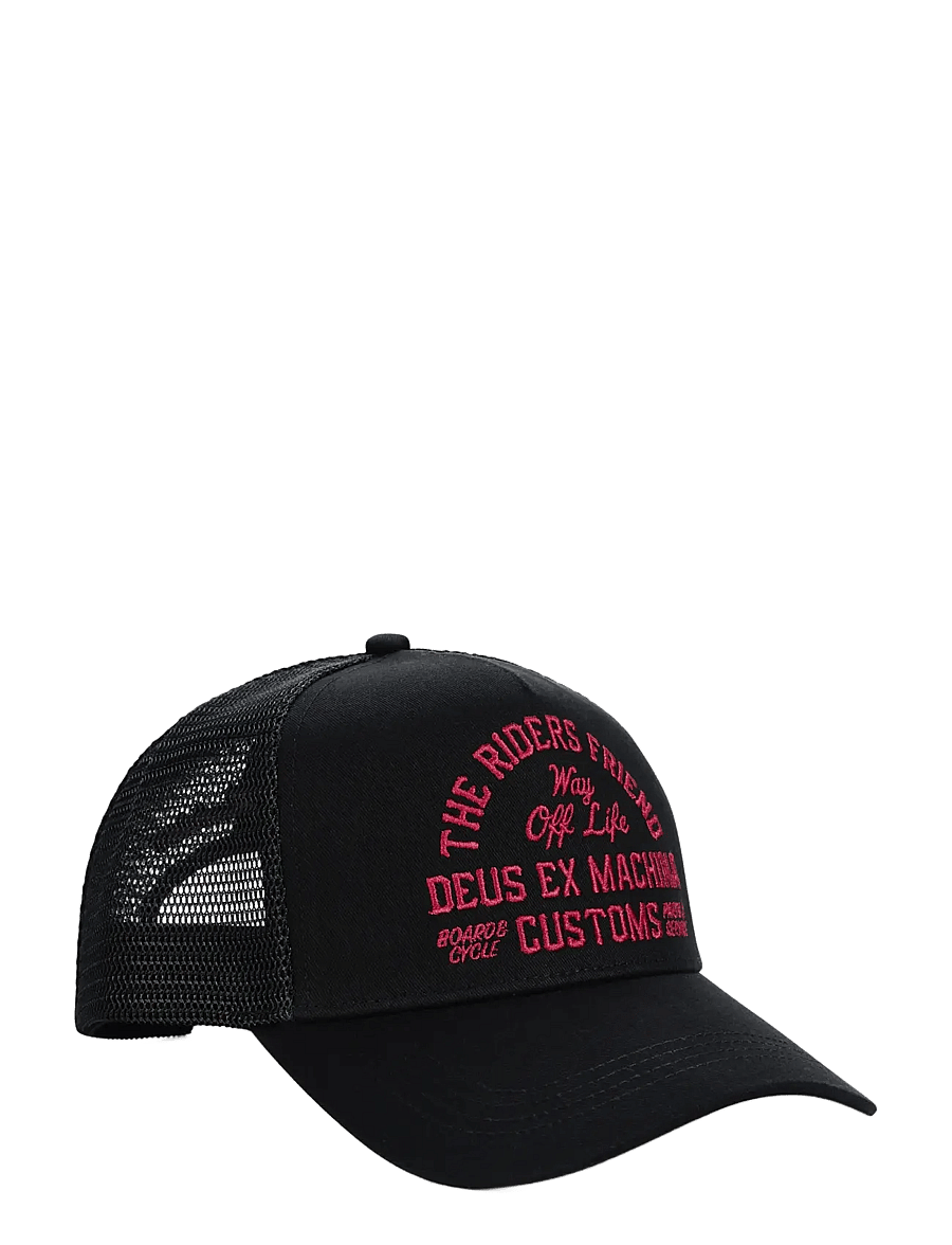 Deus Ex Machina - Shook Ones Trucker - caps - black - 0