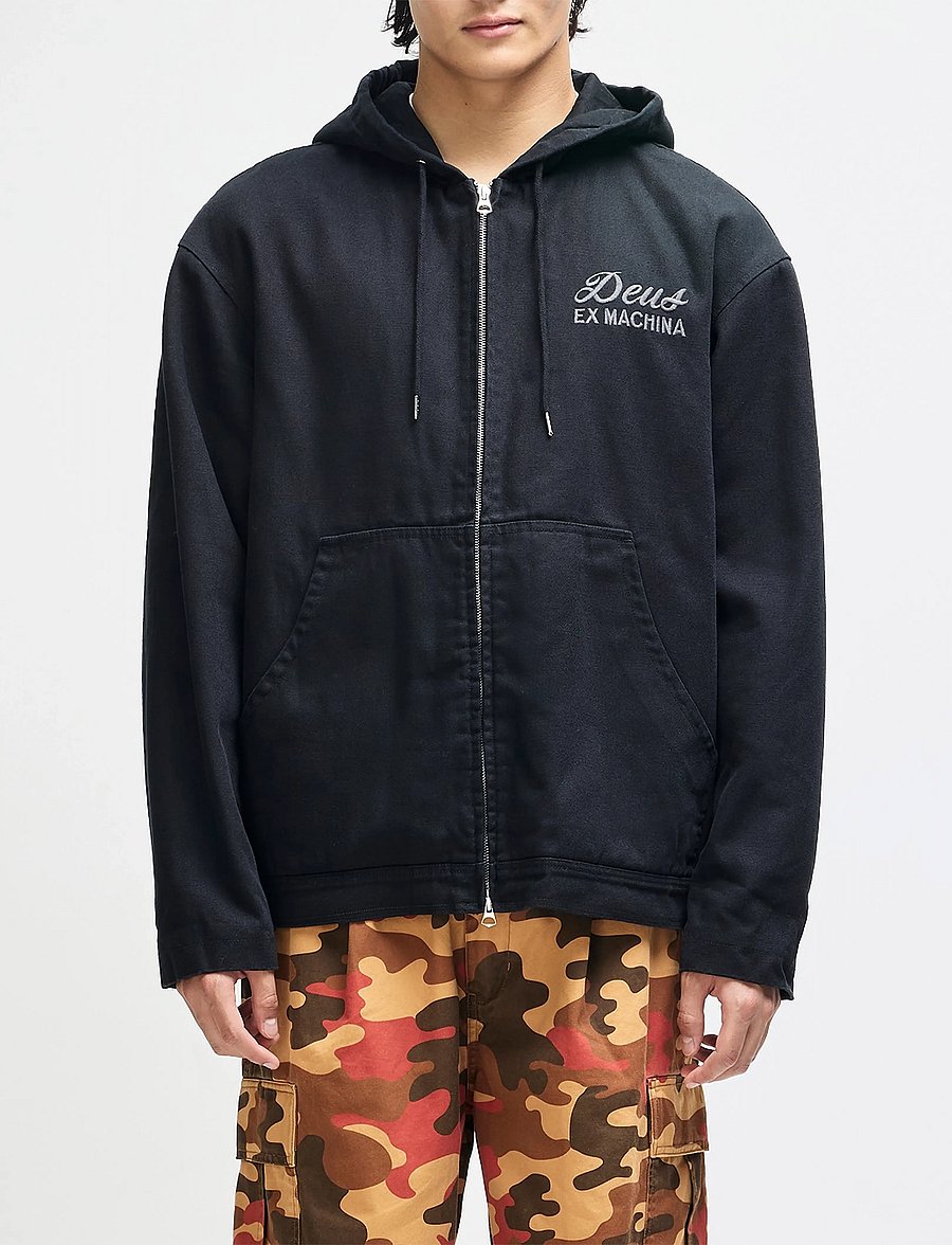 Deus Ex Machina - Harajuku Hooded Jacket - vinterjakker - black - 0