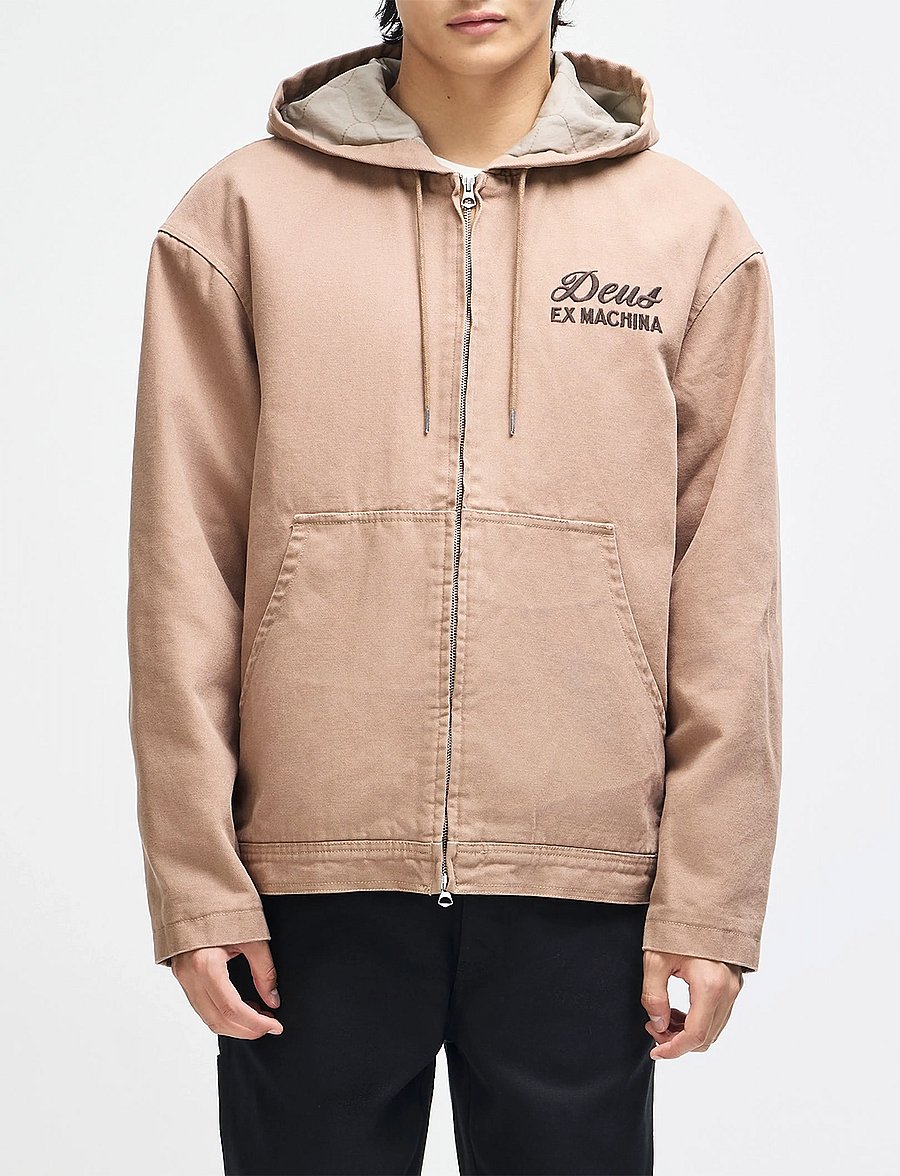 Deus Ex Machina - Harajuku Hooded Jacket - winterjacken - camel brown - 0