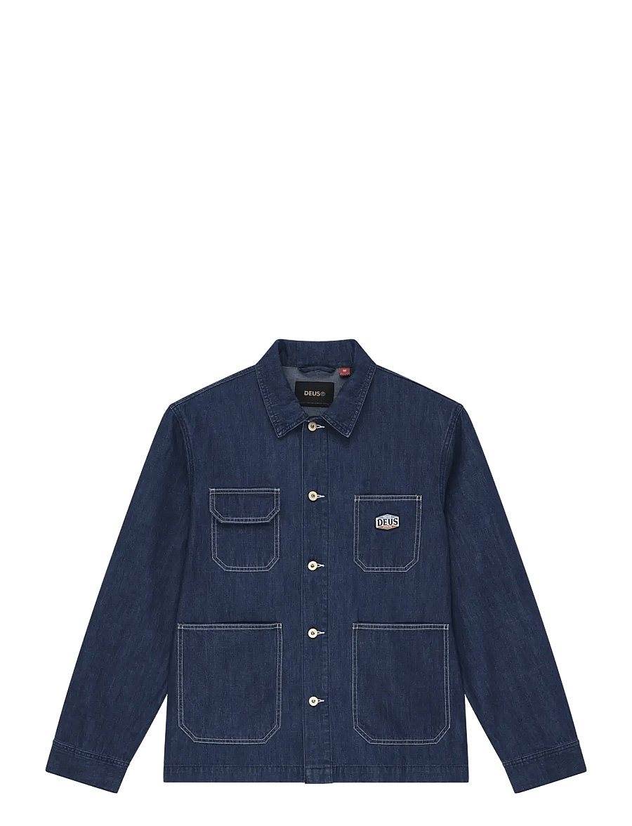 Deus Ex Machina - Denim Chore Jacket - forede denimjakker - vintage blue - 1