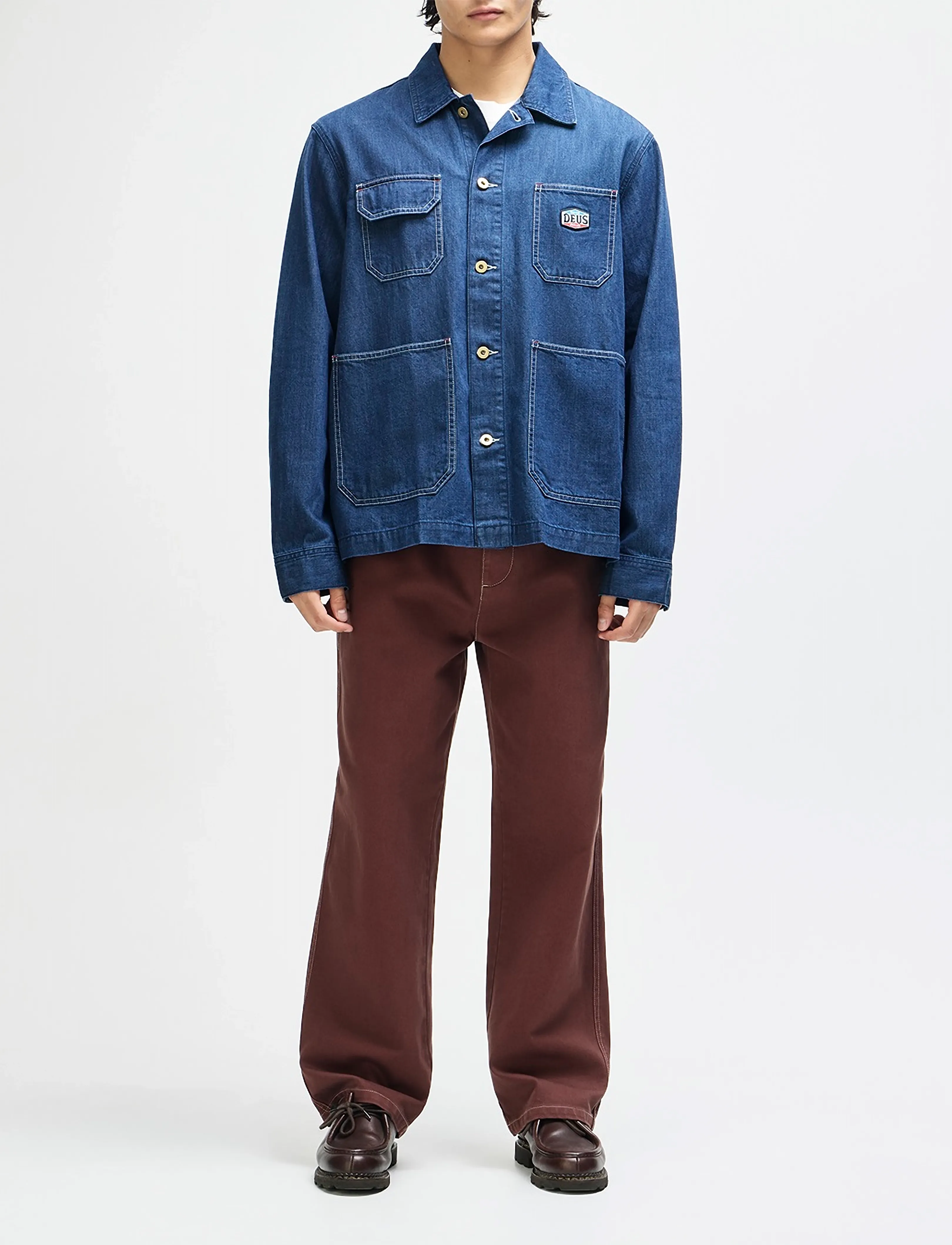 Deus Ex Machina - Denim Chore Jacket - forede denimjakker - vintage blue - 4