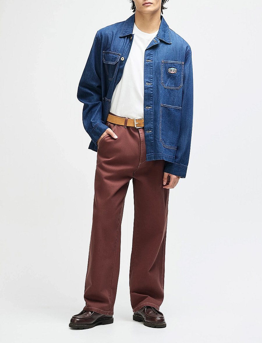 Deus Ex Machina - Denim Chore Jacket - forede denimjakker - vintage blue - 5