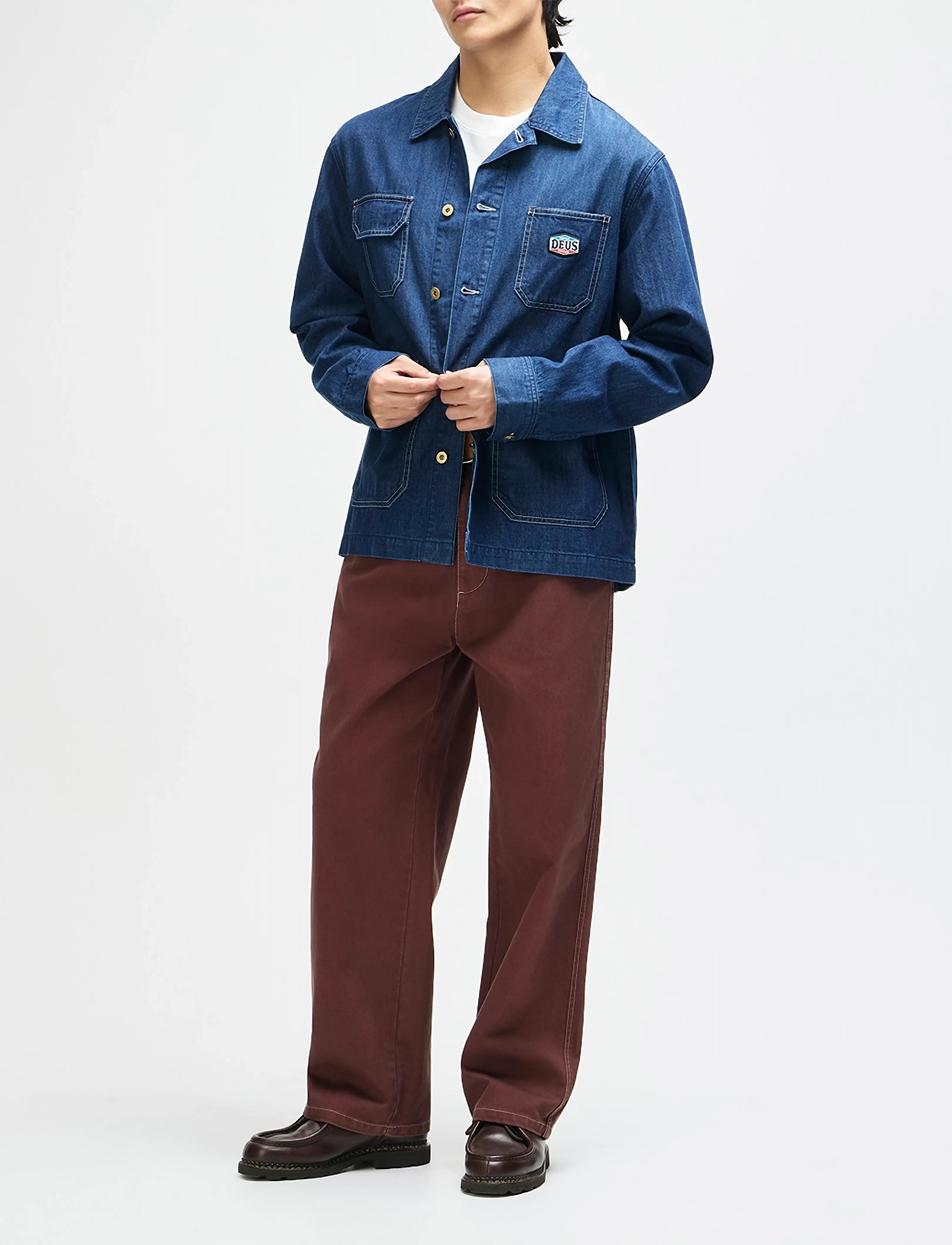 Deus Ex Machina Denim Chore Jacket jeansjackor herr – bild 6