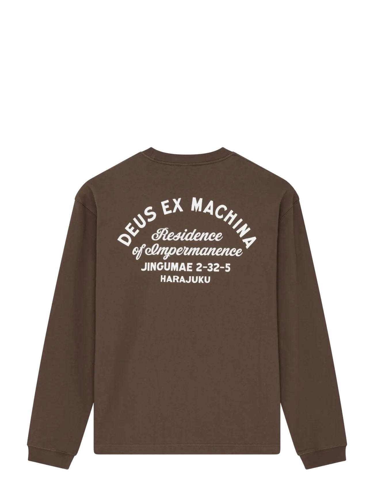 Deus Ex Machina - Harajuku Sign Ls Tee - bison brown - 1
