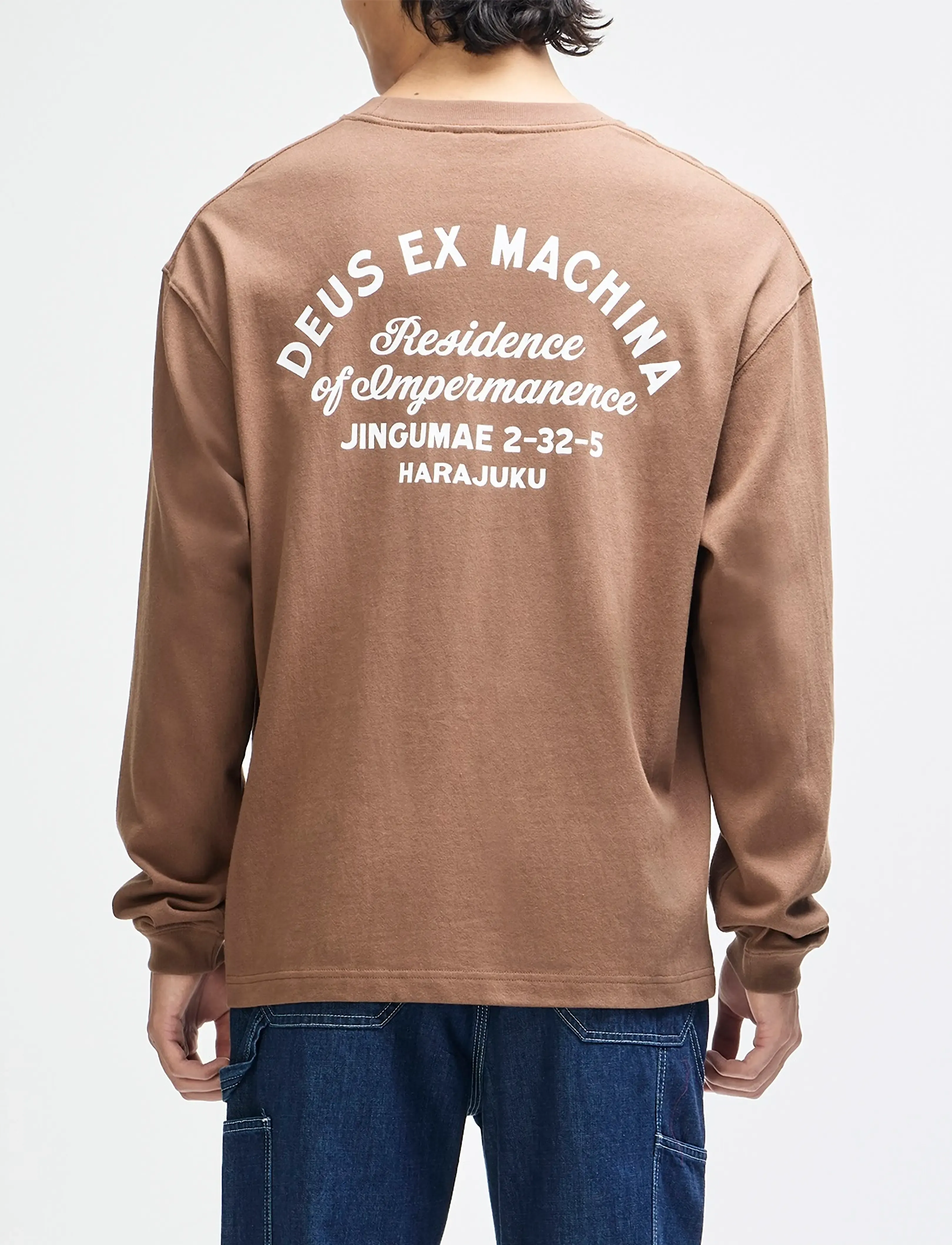 Deus Ex Machina Harajuku Sign Ls Tee långärmade t-shirts herr – bild 2