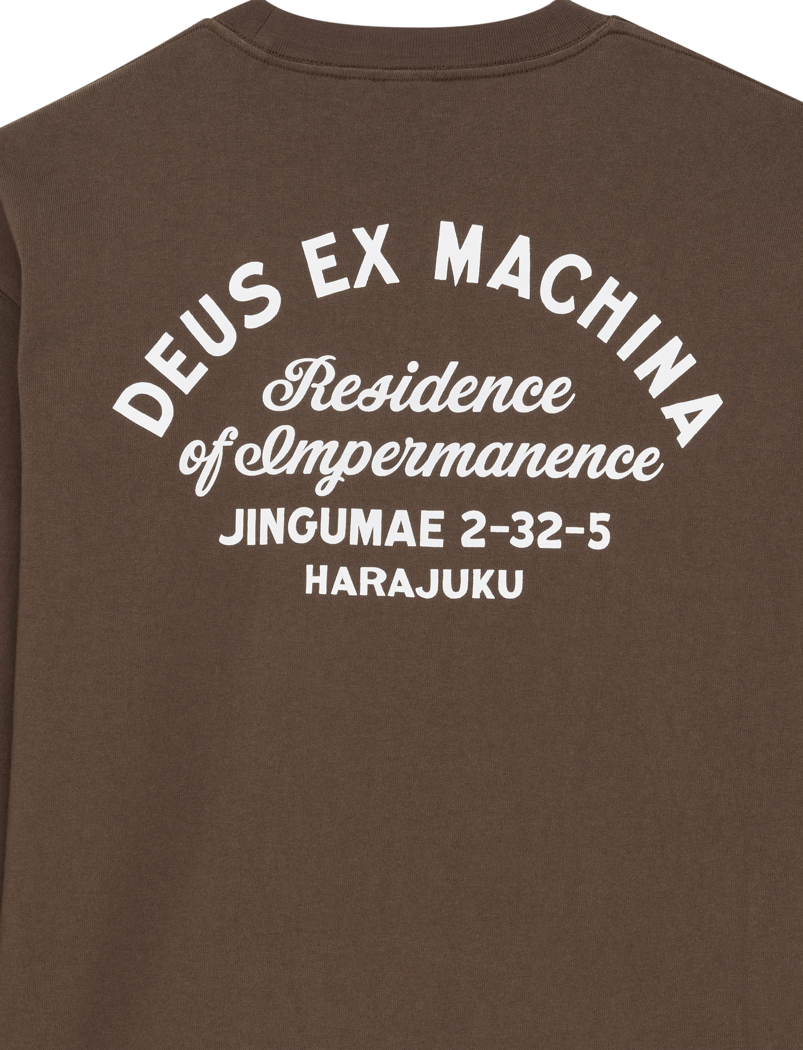 Deus Ex Machina - Harajuku Sign Ls Tee - bison brown - 2