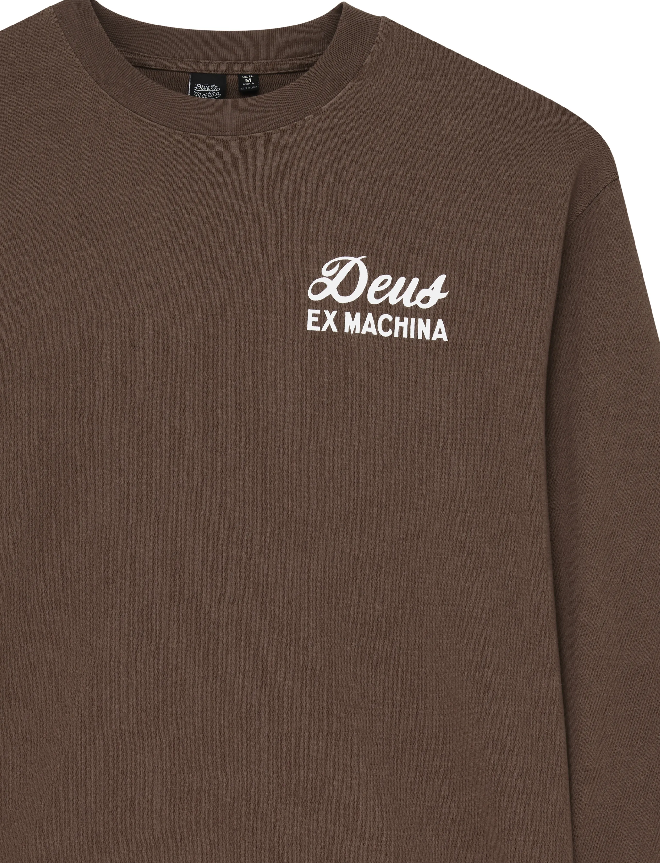 Deus Ex Machina - Harajuku Sign Ls Tee - bison brown - 3