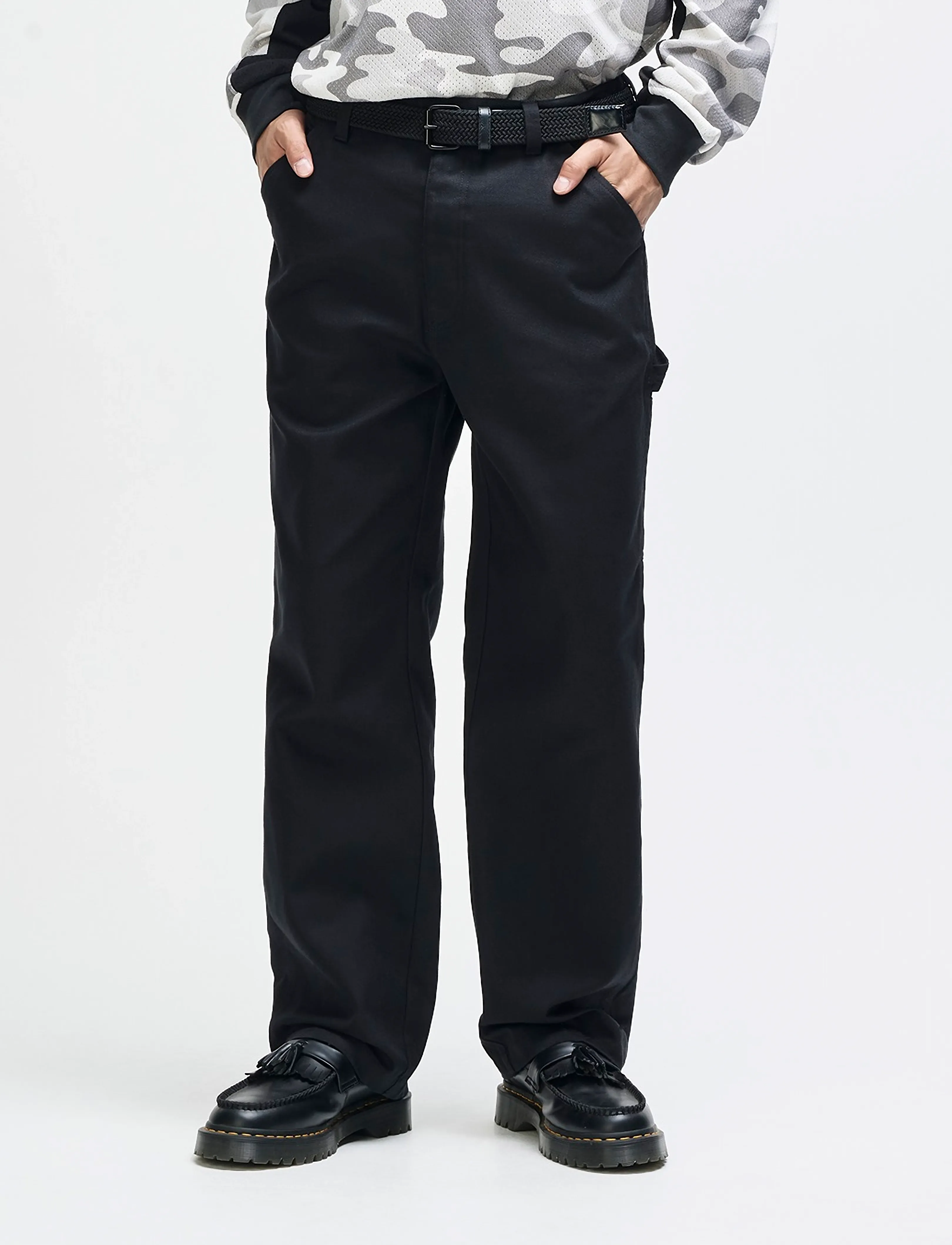 Deus Ex Machina Big Fella Canvas Pant - Neuheiten - BLACK / black
