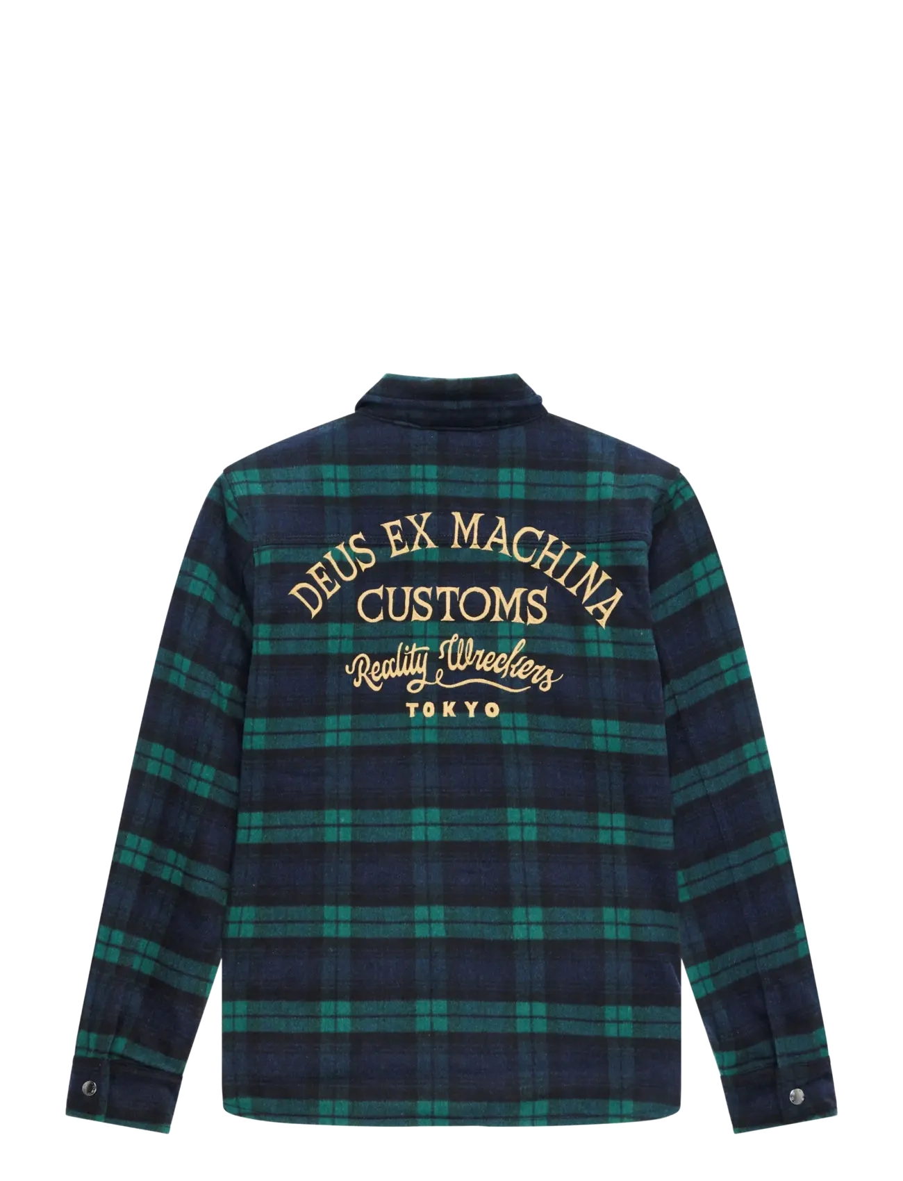 Deus Ex Machina - Maxwell Check Shirt - rutiga skjortor - green check - 1