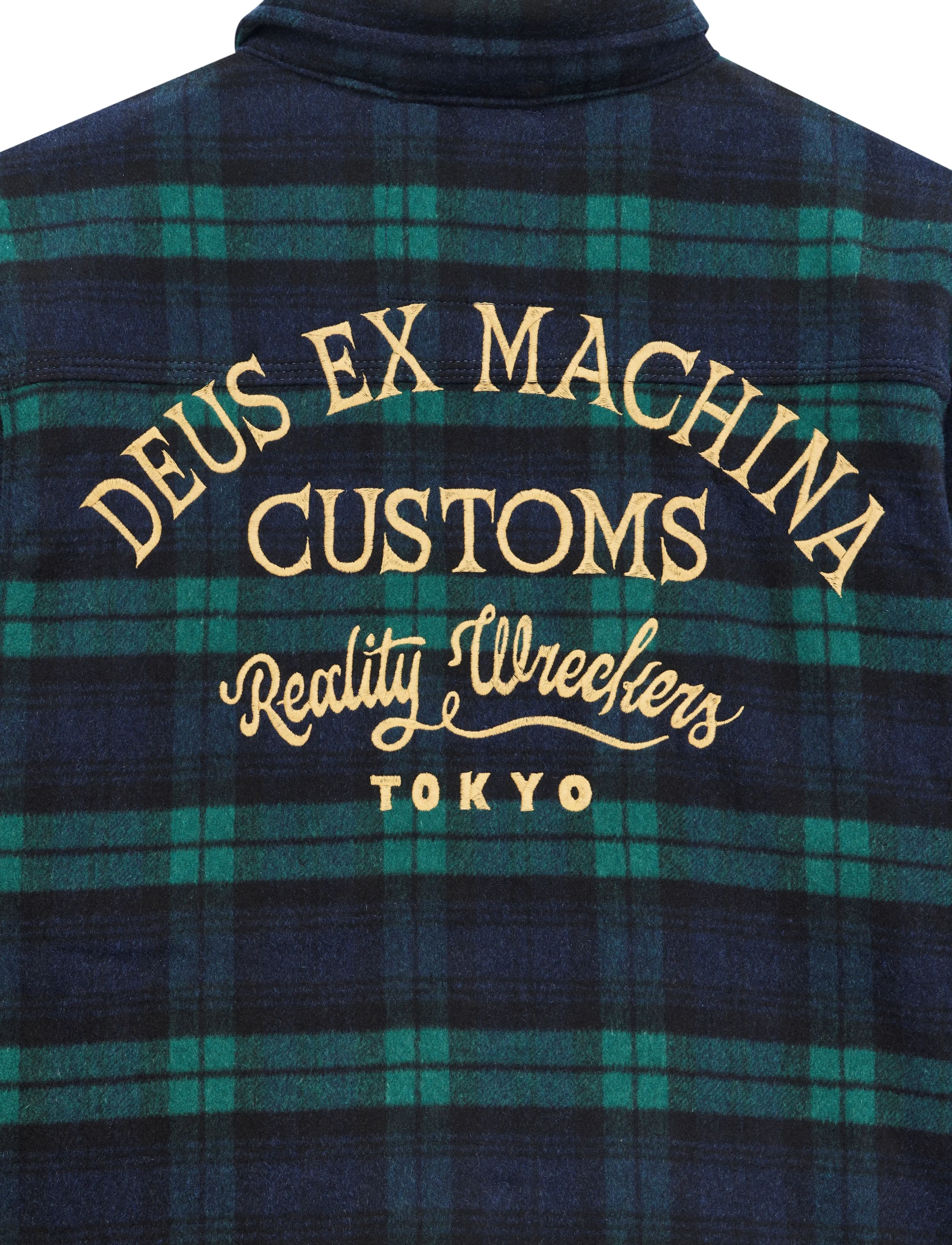 Deus Ex Machina - Maxwell Check Shirt - rutiga skjortor - green check - 3