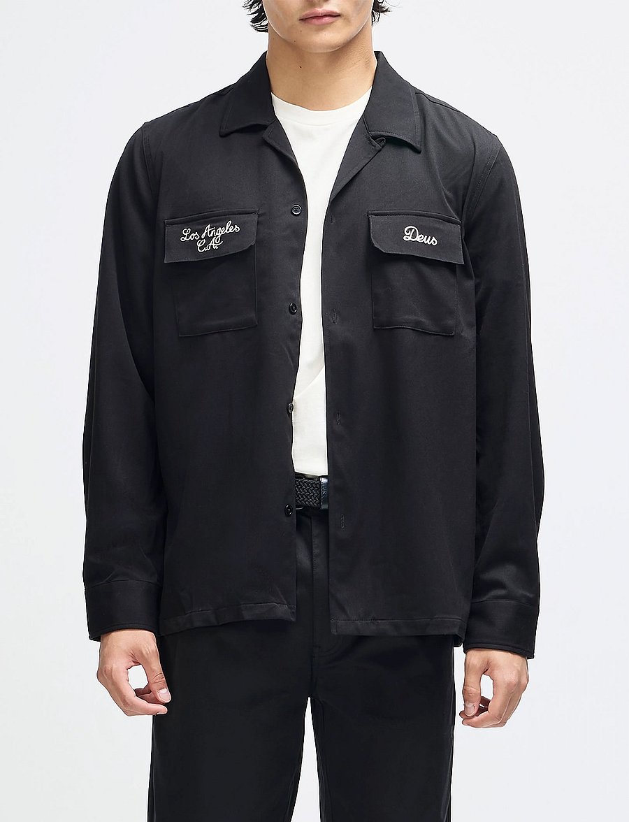Deus Ex Machina - Forbidden Fruit Bowling Shirt - freizeithemden - black - 0