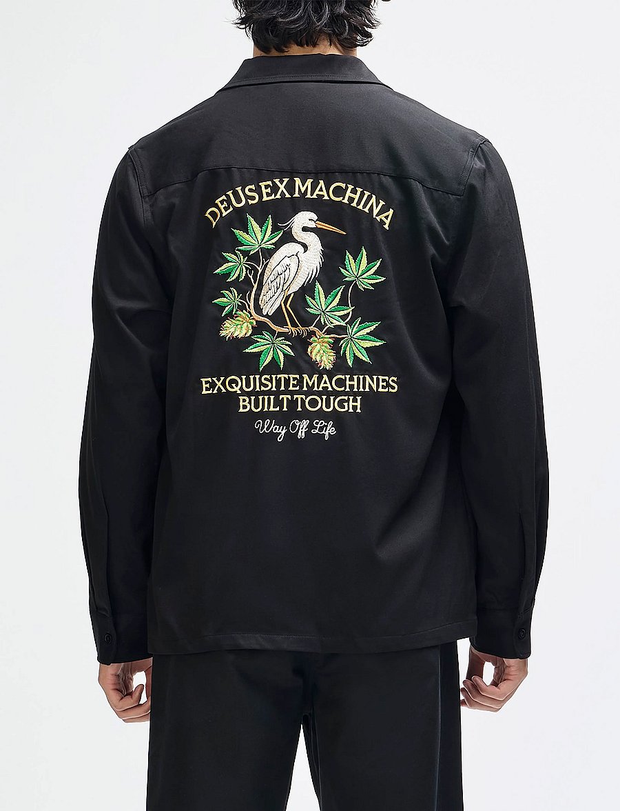 Deus Ex Machina - Forbidden Fruit Bowling Shirt - freizeithemden - black - 3