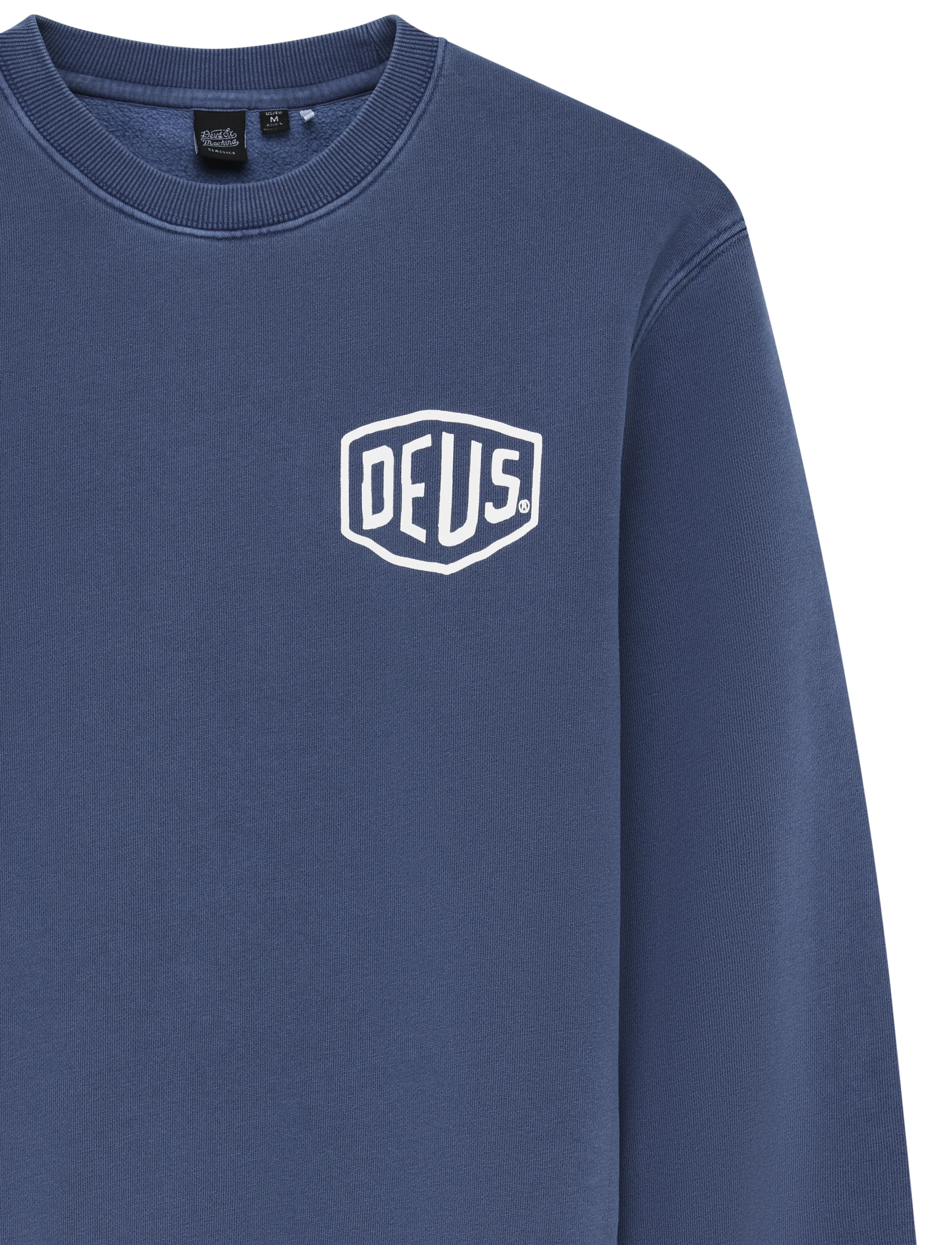 Deus Ex Machina - Shield Gd Crew - mechanic blue - 2