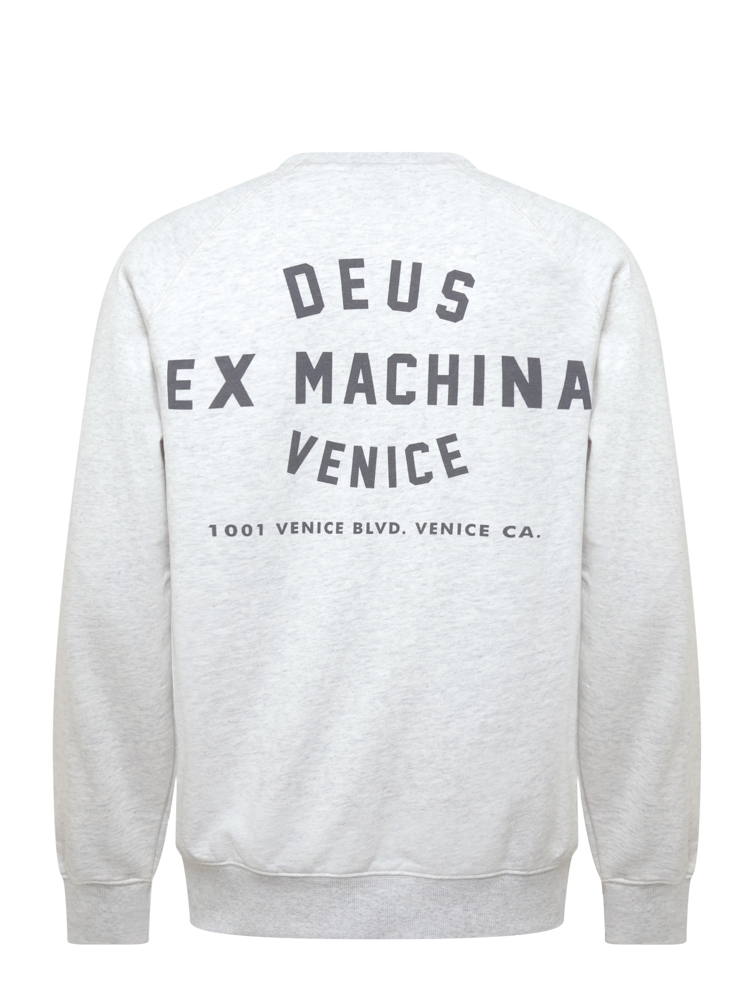 Deus Ex Machina - Venice Address Crew - lt grey marle - 2