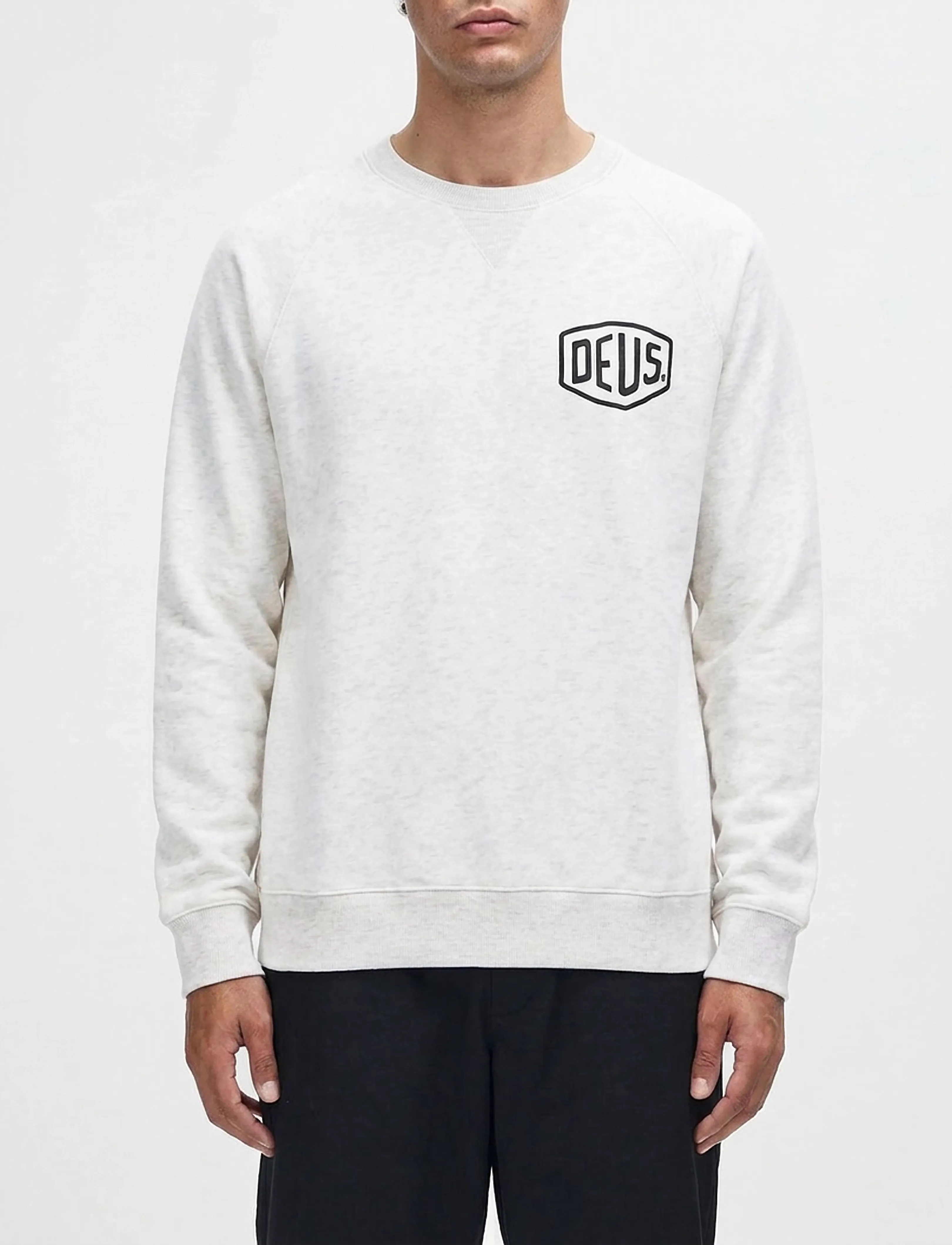 Deus Ex Machina Venice Address Crew - Deus Ex Machina - LT GREY MARLE / grey