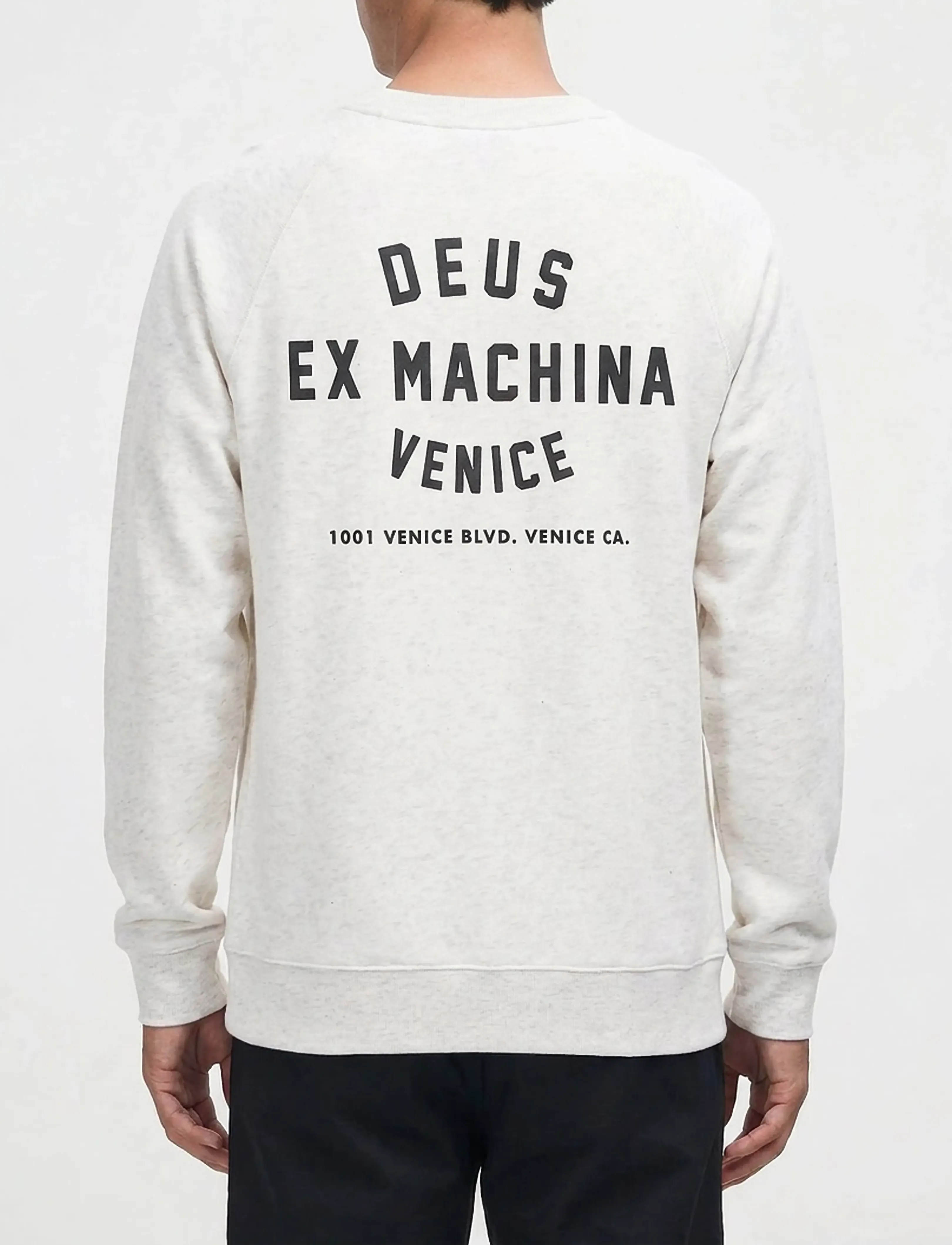 Deus Ex Machina - Venice Address Crew - lt grey marle - 3