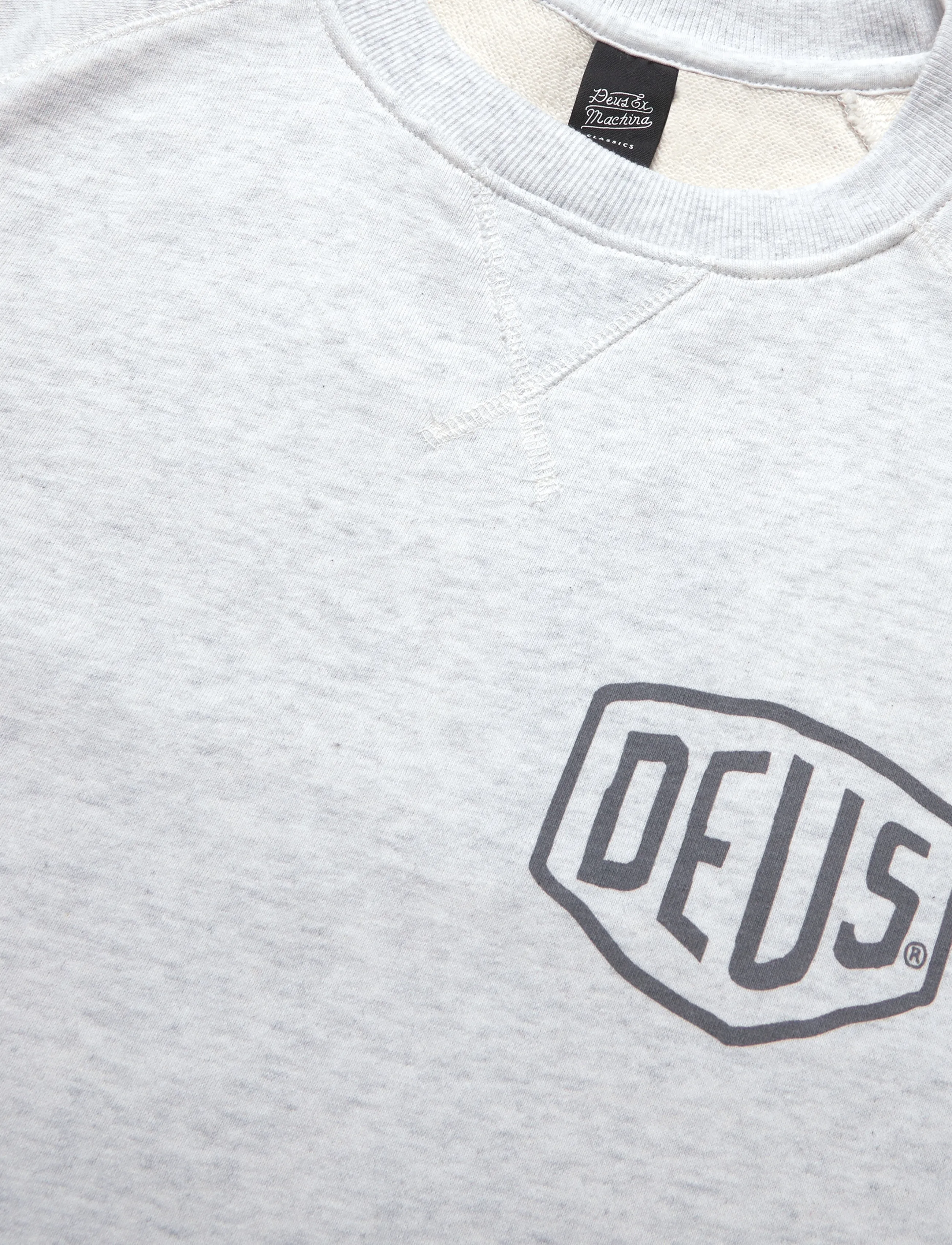 Deus Ex Machina - Venice Address Crew - lt grey marle - 4