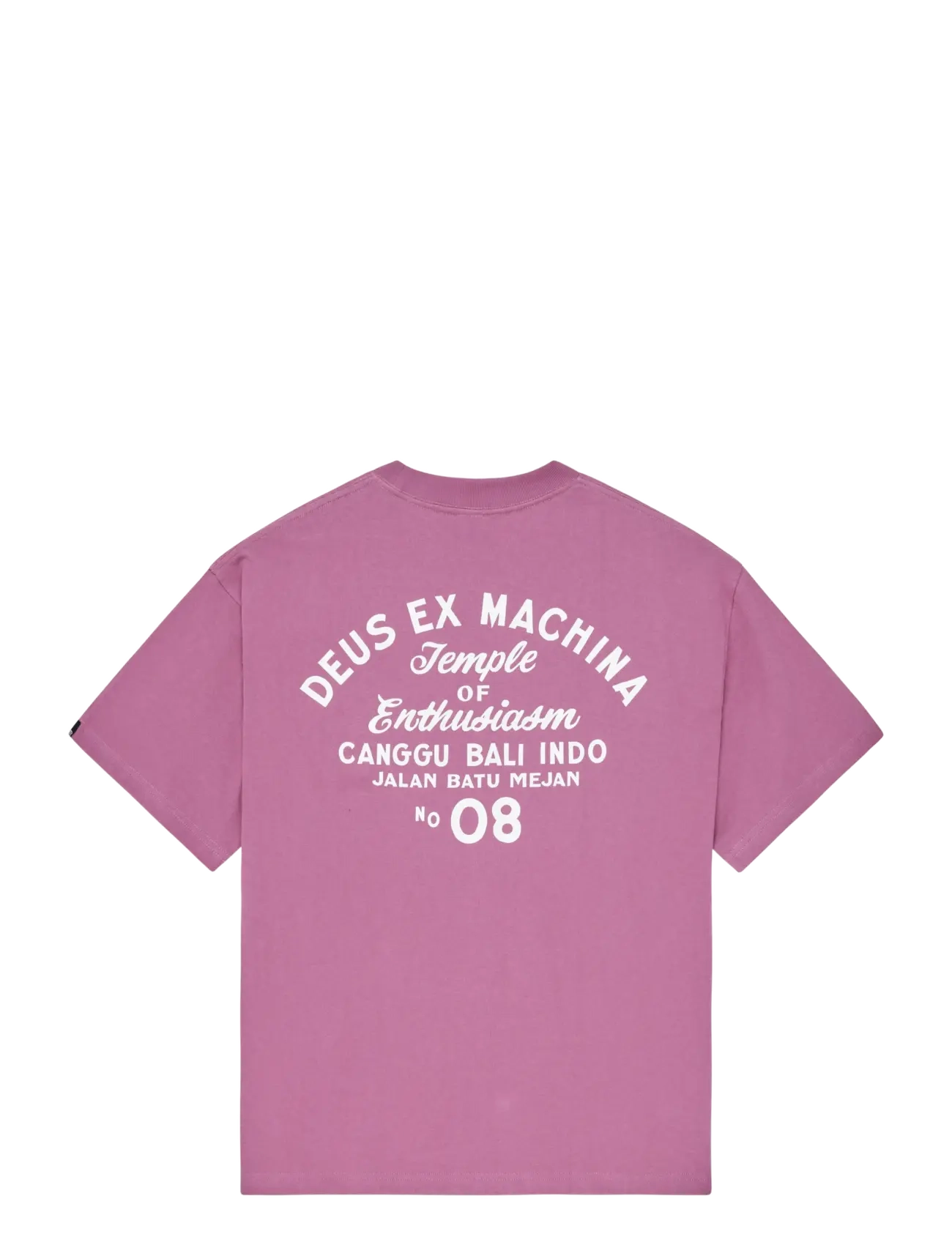 Deus Ex Machina - Canggu Sign Tee - red violet - 1
