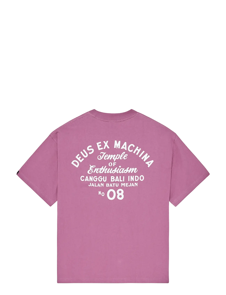 Deus Ex Machina - Canggu Sign Tee - red violet - 1