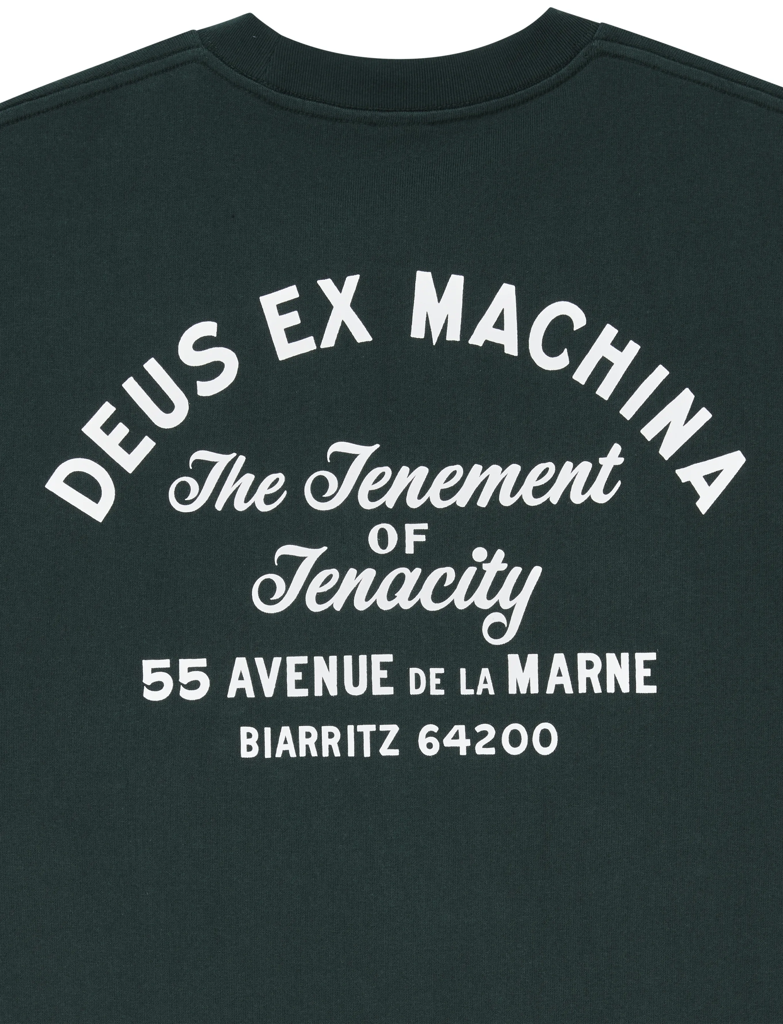 Deus Ex Machina - Biarritz Sign Tee - kurzärmelige t-shirts - racing green - 2