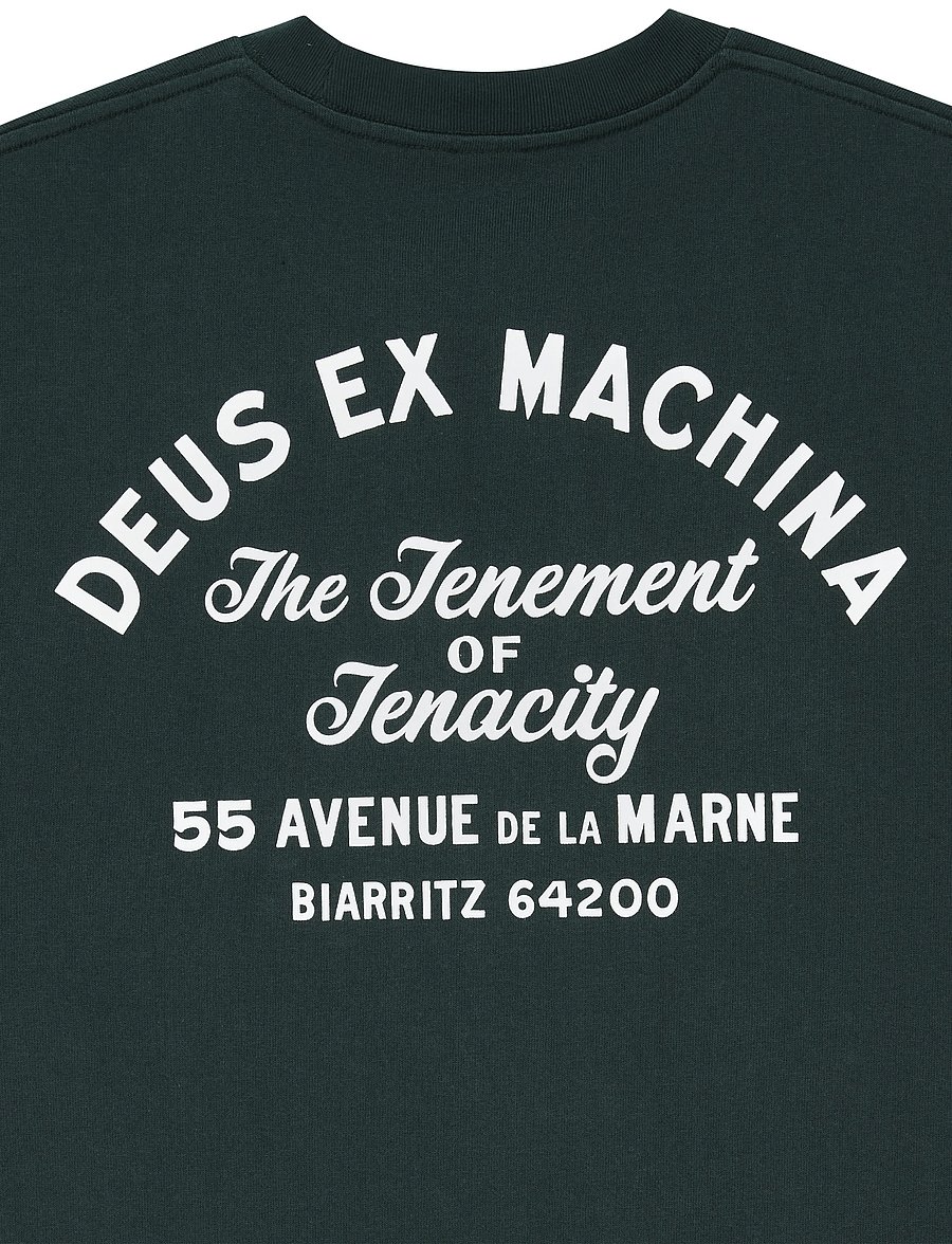 Deus Ex Machina - Biarritz Sign Tee - kurzärmelige t-shirts - racing green - 2