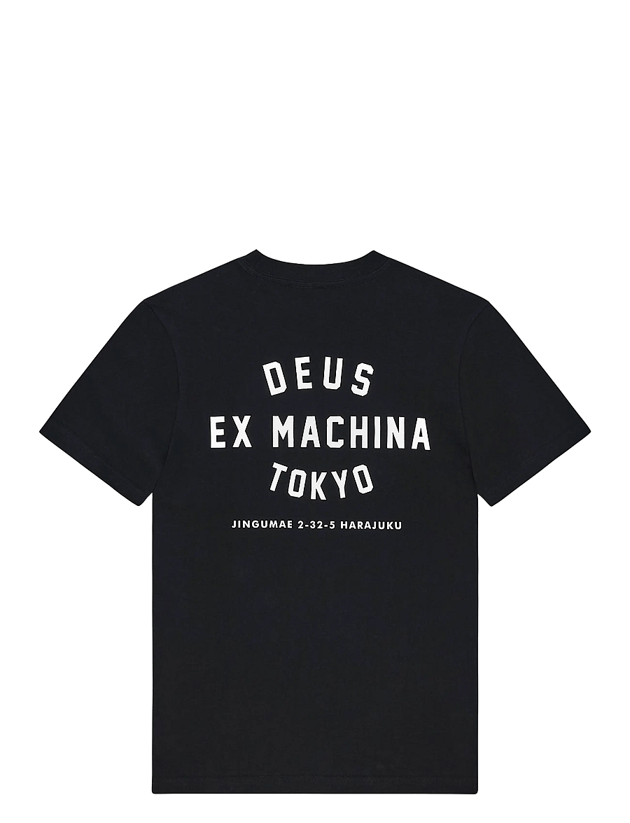 Deus Ex Machina - Harajuku Helmet Tee - kurzärmelige t-shirts - black - 1