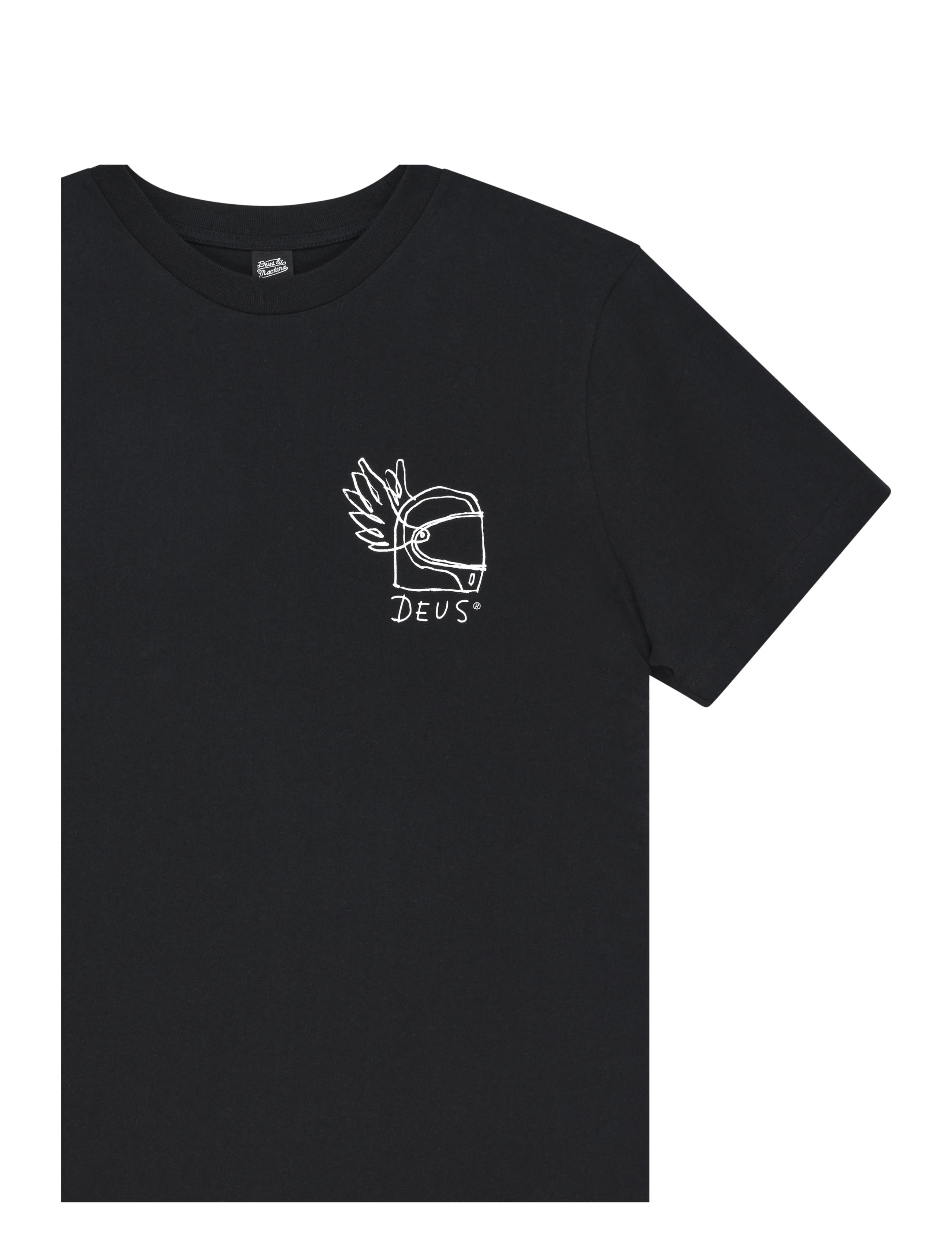 Deus Ex Machina - Harajuku Helmet Tee - kurzärmelige t-shirts - black - 2
