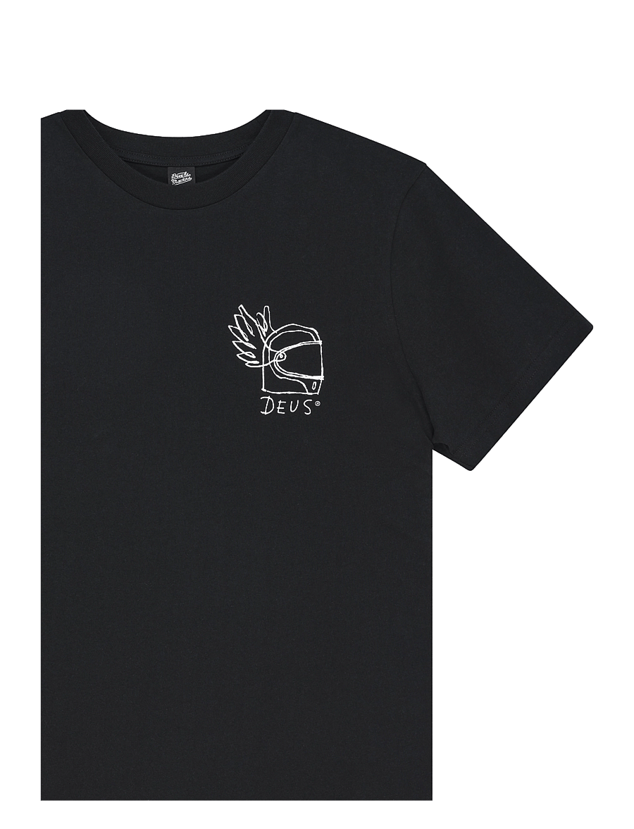 Deus Ex Machina - Harajuku Helmet Tee - kurzärmelige t-shirts - black - 2