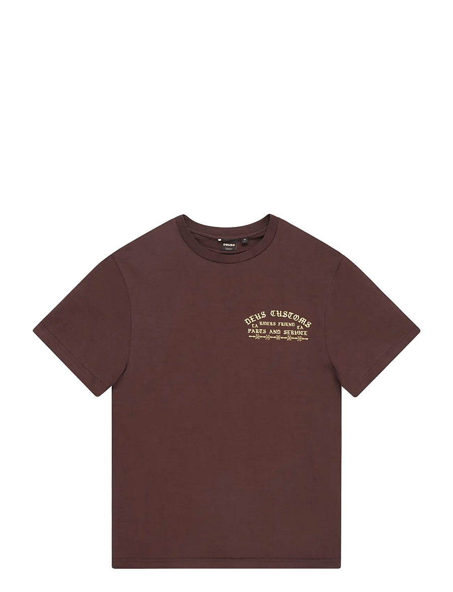 Deus Ex Machina - Unchained Tee - kurzärmelige t-shirts - brown - 1