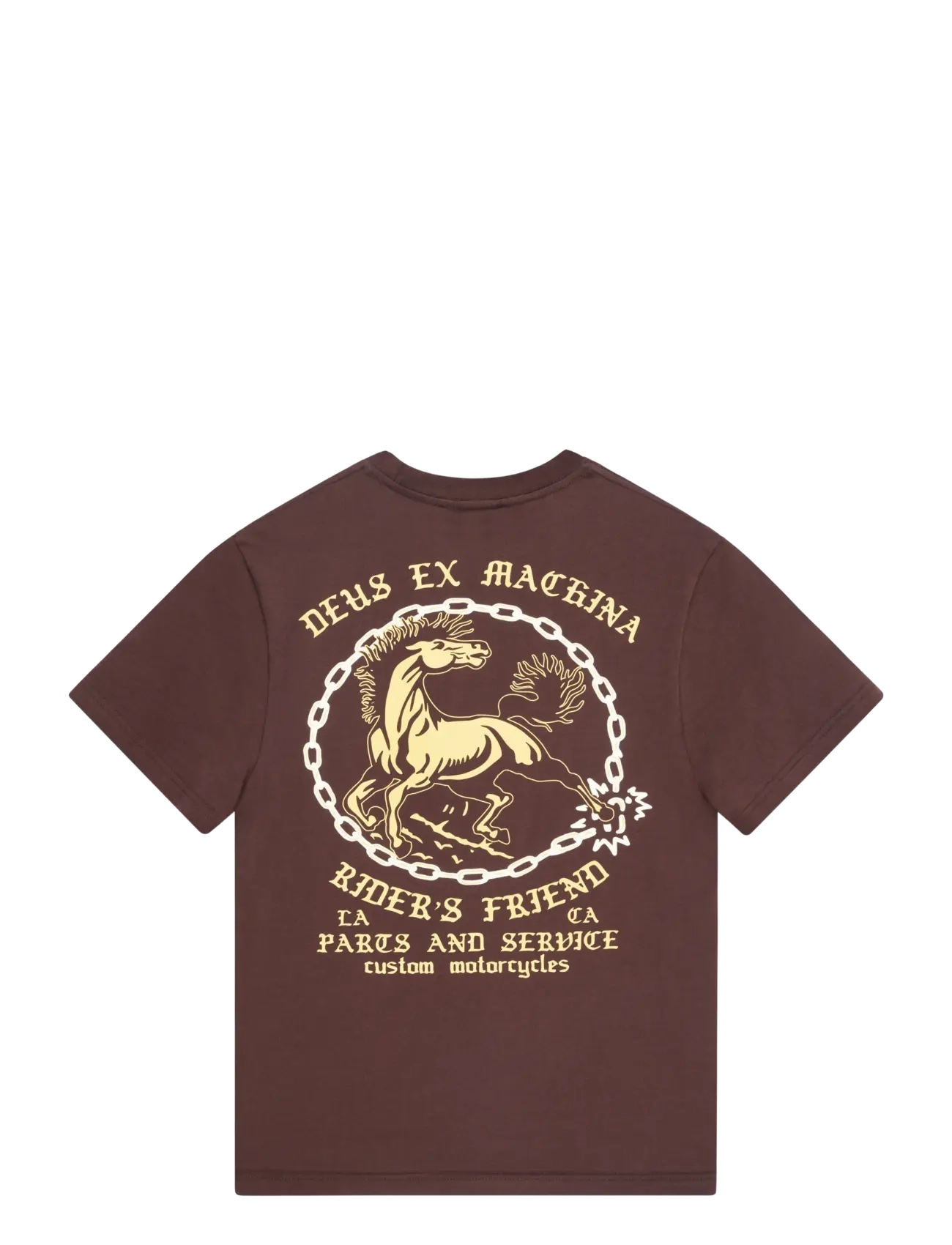 Deus Ex Machina - Unchained Tee - kurzärmelige t-shirts - brown - 2