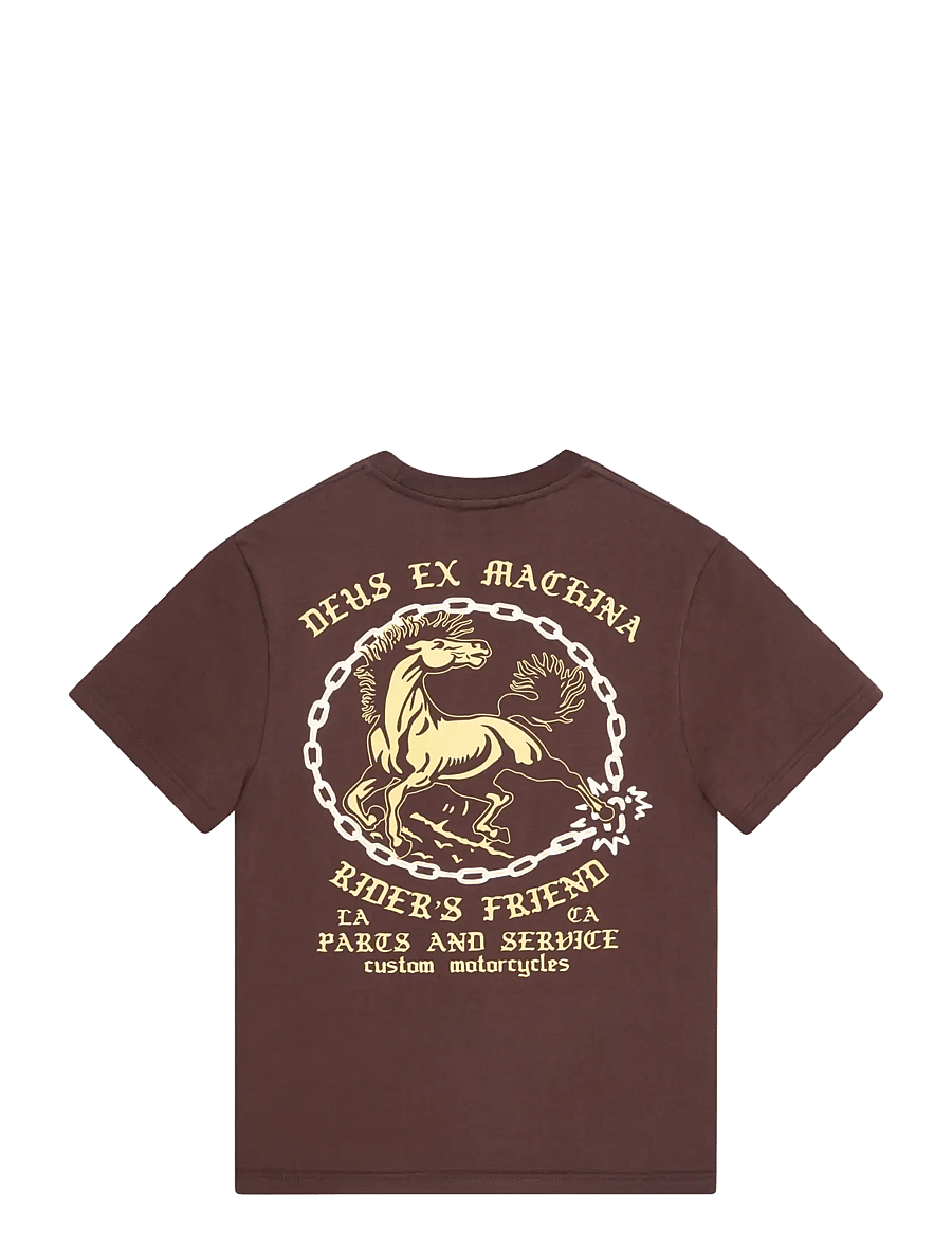 Deus Ex Machina - Unchained Tee - kurzärmelige t-shirts - brown - 2