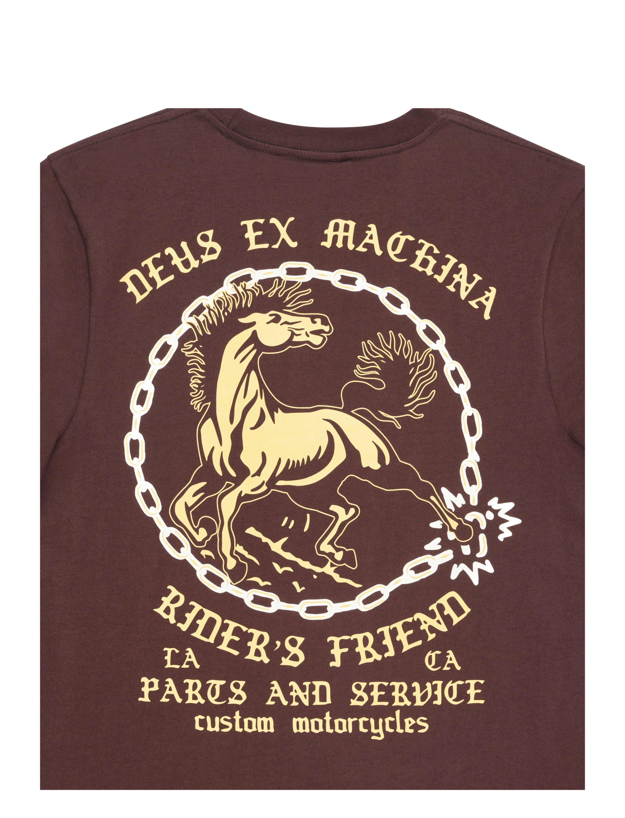 Deus Ex Machina - Unchained Tee - kurzärmelige t-shirts - brown - 3