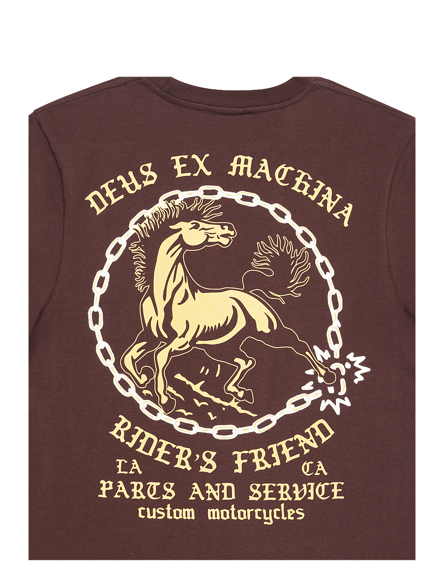 Deus Ex Machina - Unchained Tee - kurzärmelige t-shirts - brown - 3